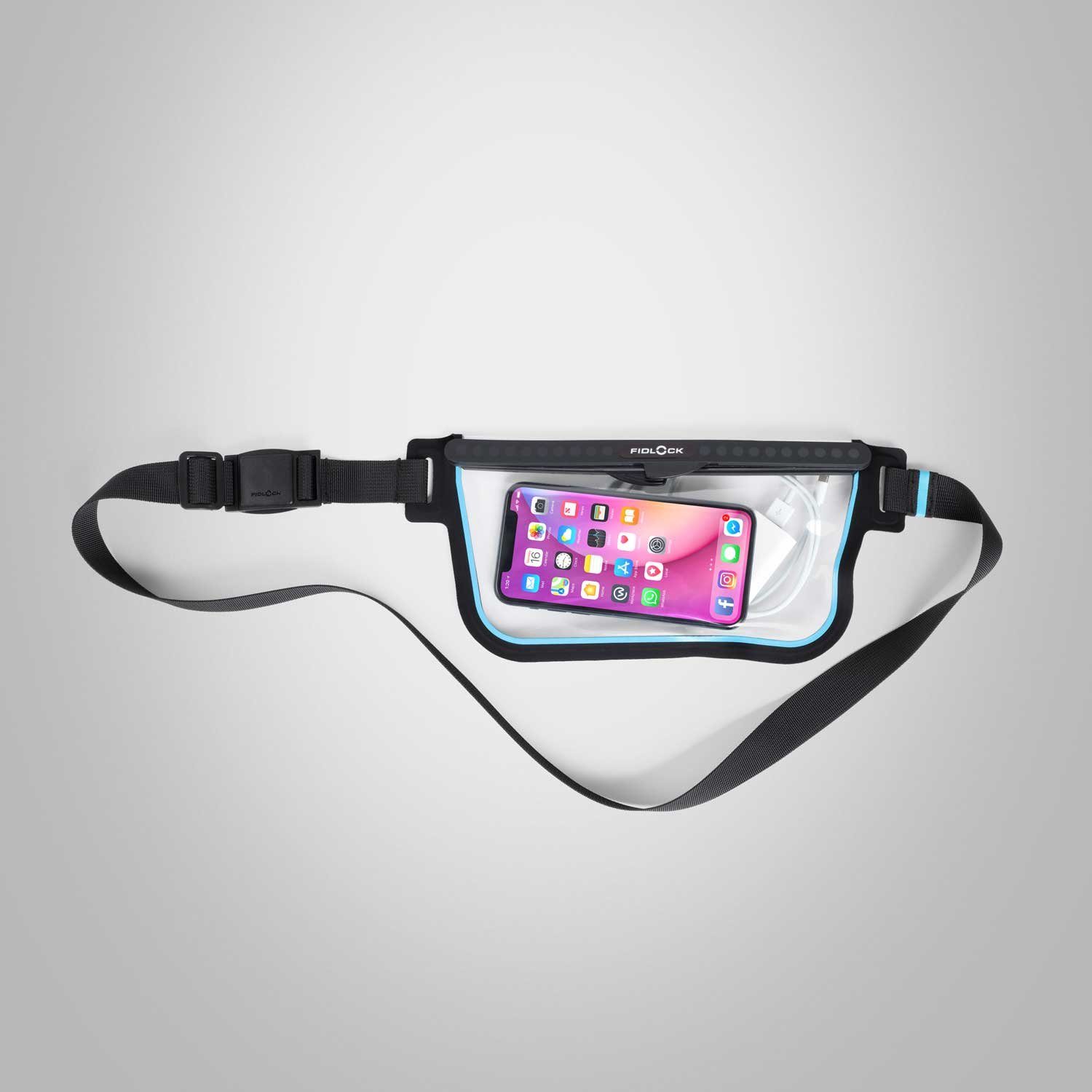 Fidlock Smartphonetasche bag transparent-blau HERMETIC sling