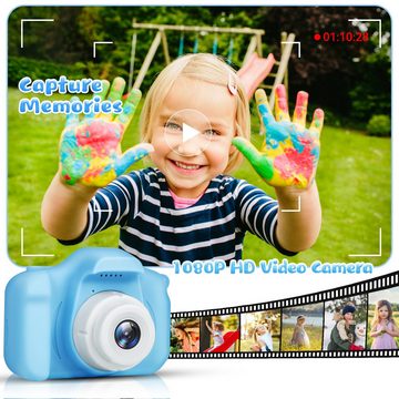Jioson Spielzeug-Kameras Digitalkamera 1080P HD-Videospielzeugkamera Kinderkamera (für Kinder)