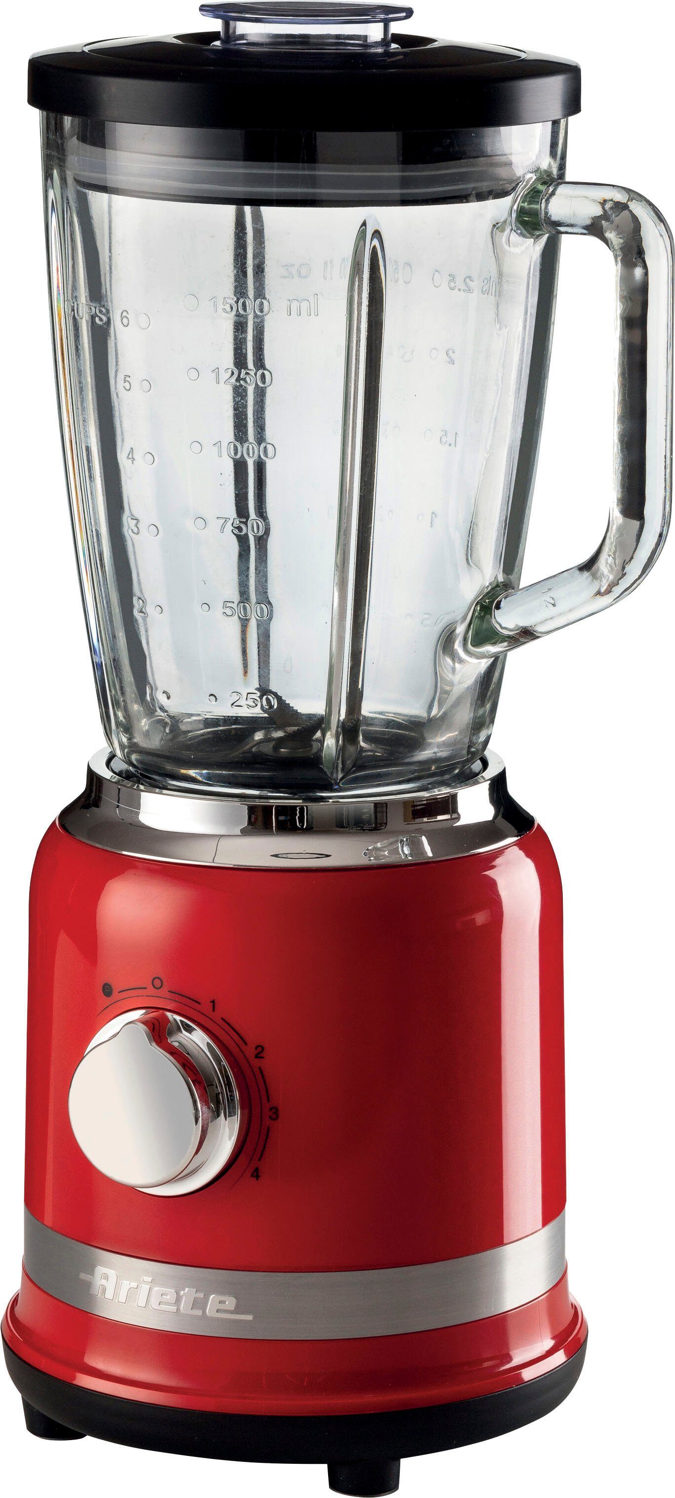 Ariete Standmixer 585R Moderna rot, 1,5 L, 1000 W