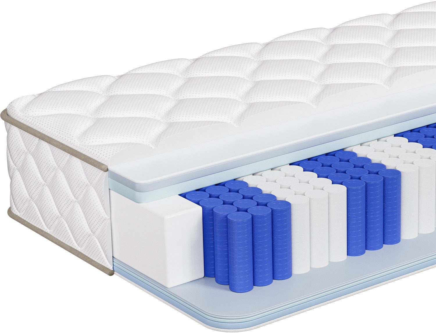 Taschenfederkernmatratze Matratze 7-Zonen Federkernmatratze H3 orthopädische matratze, Adormii, 22 cm hoch, (Federkernmatratze mit Spannbettlaken, 10-Sichten Atmungaktive Material EU-Qualitätszertifizierung), Matratze 90x200 cm oder 140x200 cm, für Kinder und Erwachsene