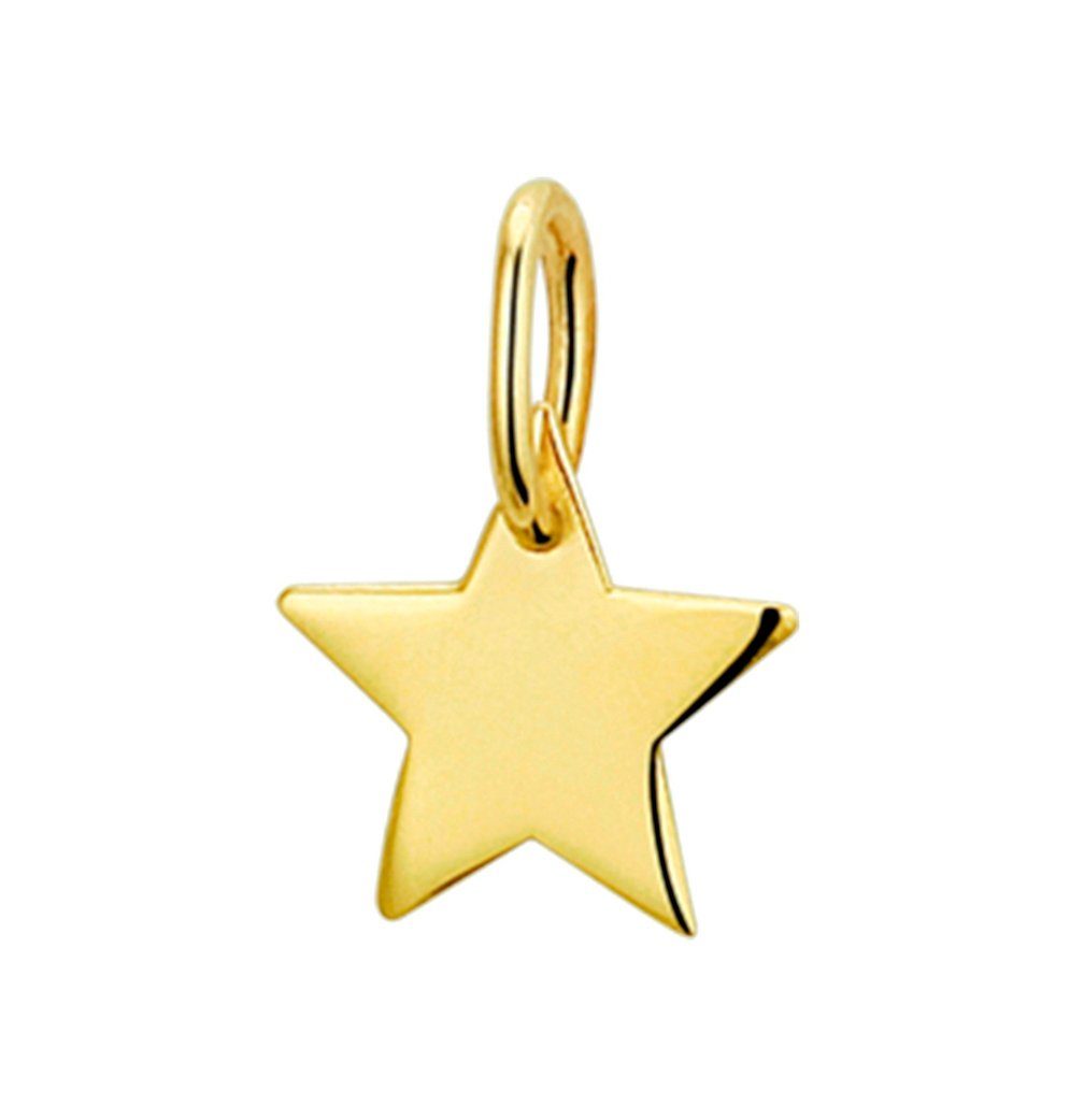 NICEANDnoble Kettenanhänger 585er Gelbgold Kettenanhänger Stern günstig online kaufen