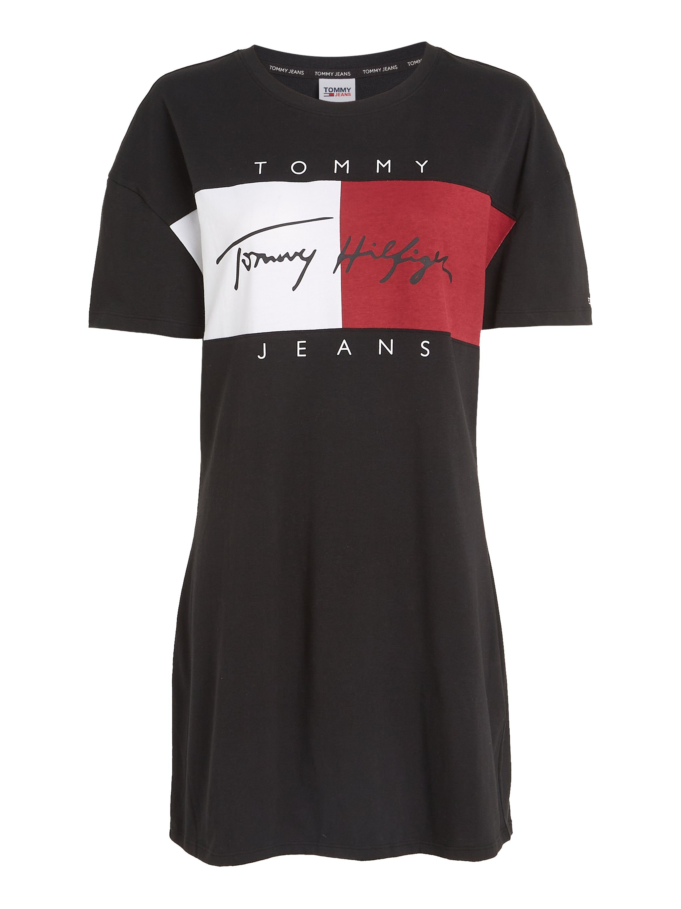 Tommy Hilfiger Nachthemd mit NIGHTDRESS Underwear OVERSIZE Rundhalsausschnitt