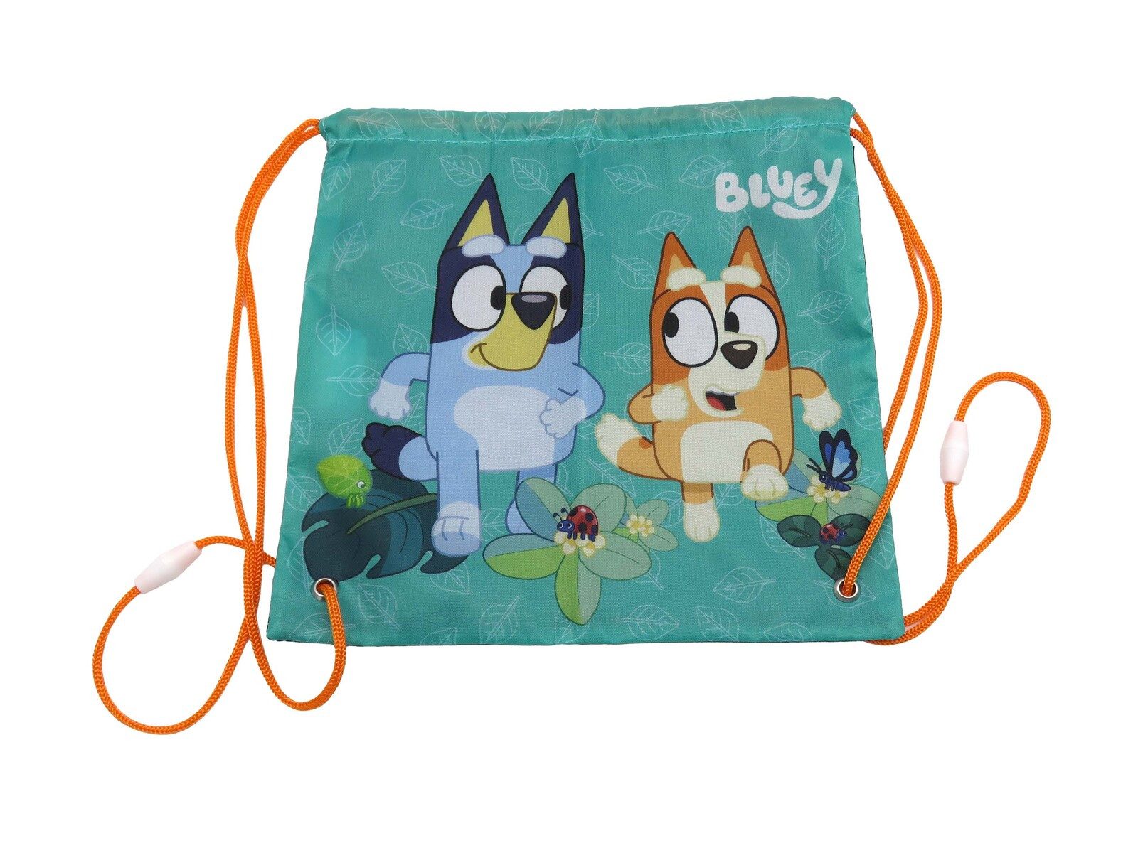 Bluey Turnbeutel 25 × 25 × 1 cm Brottasche mit Kordelzug für Schule und Kindergarten (1-tlg)