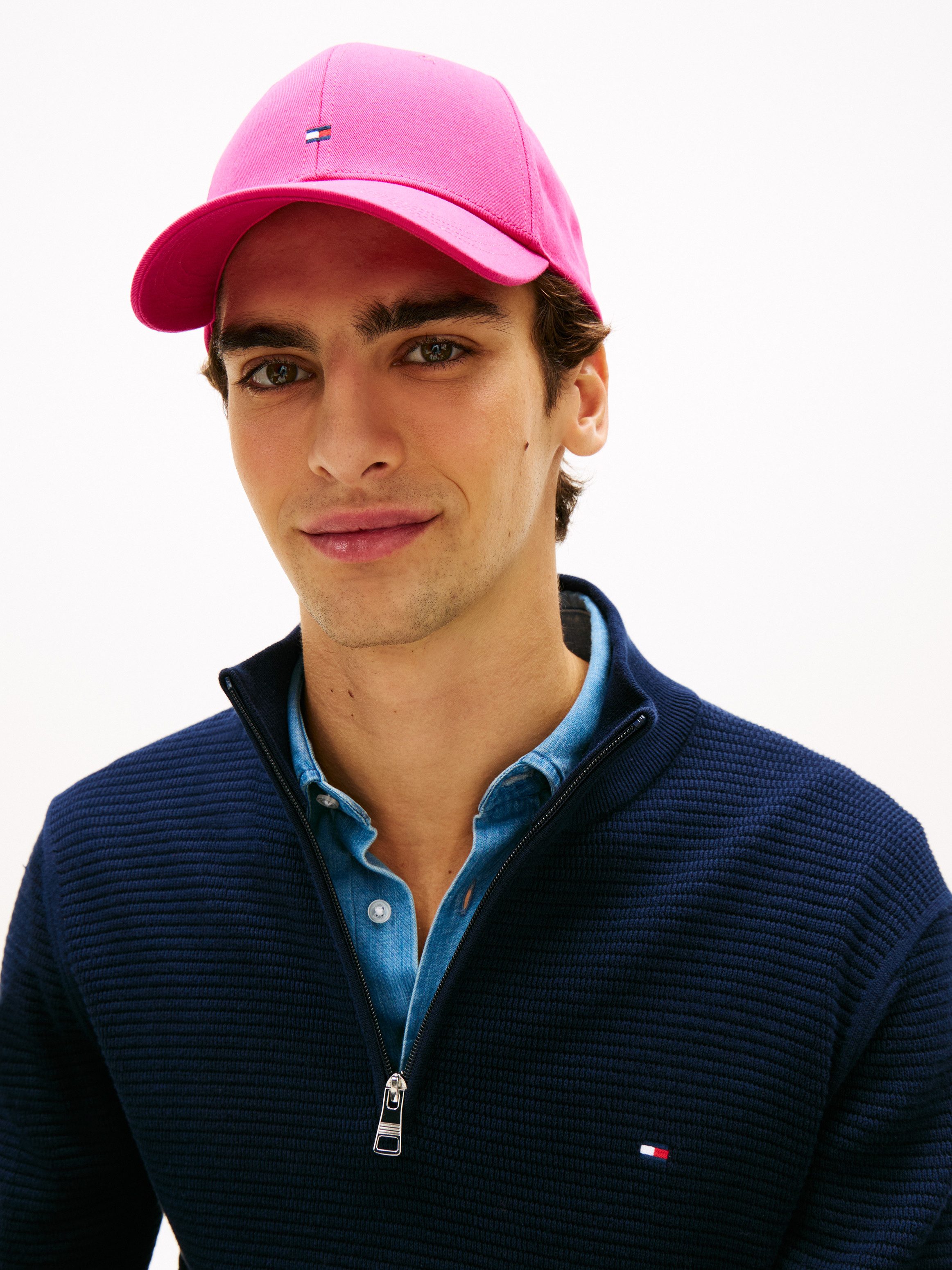 Tommy Hilfiger Baseball Cap TH FLAG COTTON 6 PANEL CAP Klemmverschluss, Logoprägung UNISEX