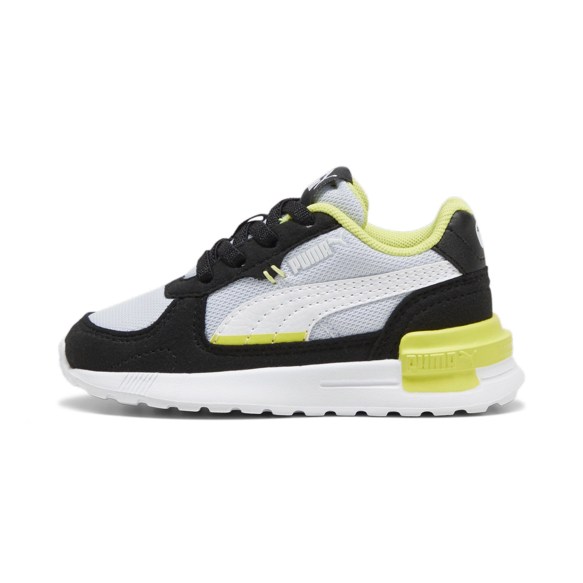 Lime Silver PUMA Black Kinder Graviton White Gray AC Mist Sneaker Sheen Sneakers