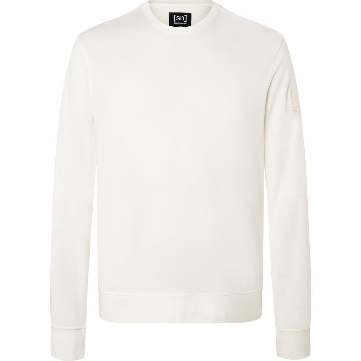 SUPER.NATURAL Sweatshirt M Solution BIO Crew Stylischer Herren-Sweater aus Wolle, ideal für Alltag, Reisen und