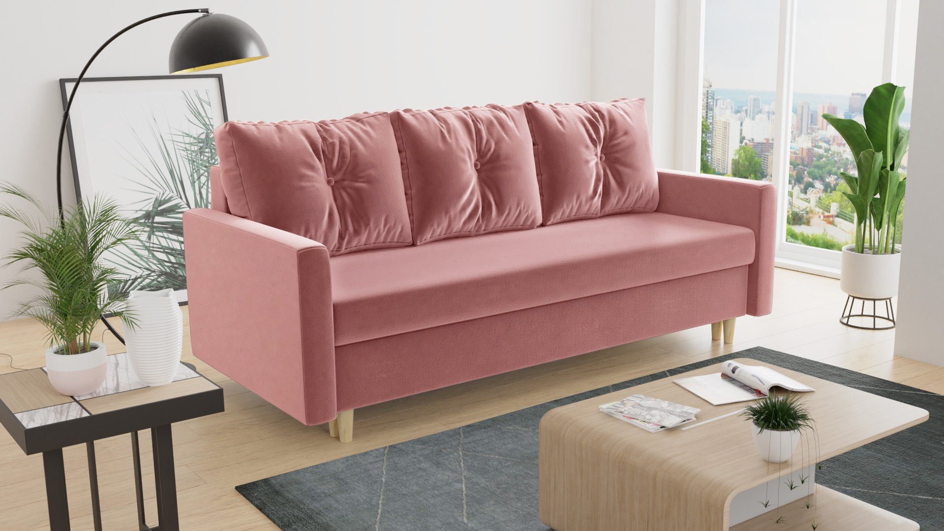 Sofnet Schlafsofa Rico, mit Schlaffunktion und günstig online kaufen