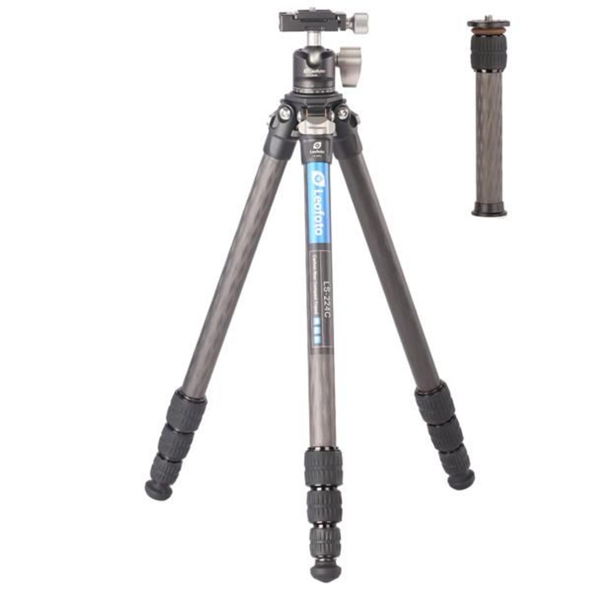 Leofoto Leofoto Carbon-Dreibeinstativ LS-224C Ranger + Ballhead LH-25 + kurze Kamerastativ