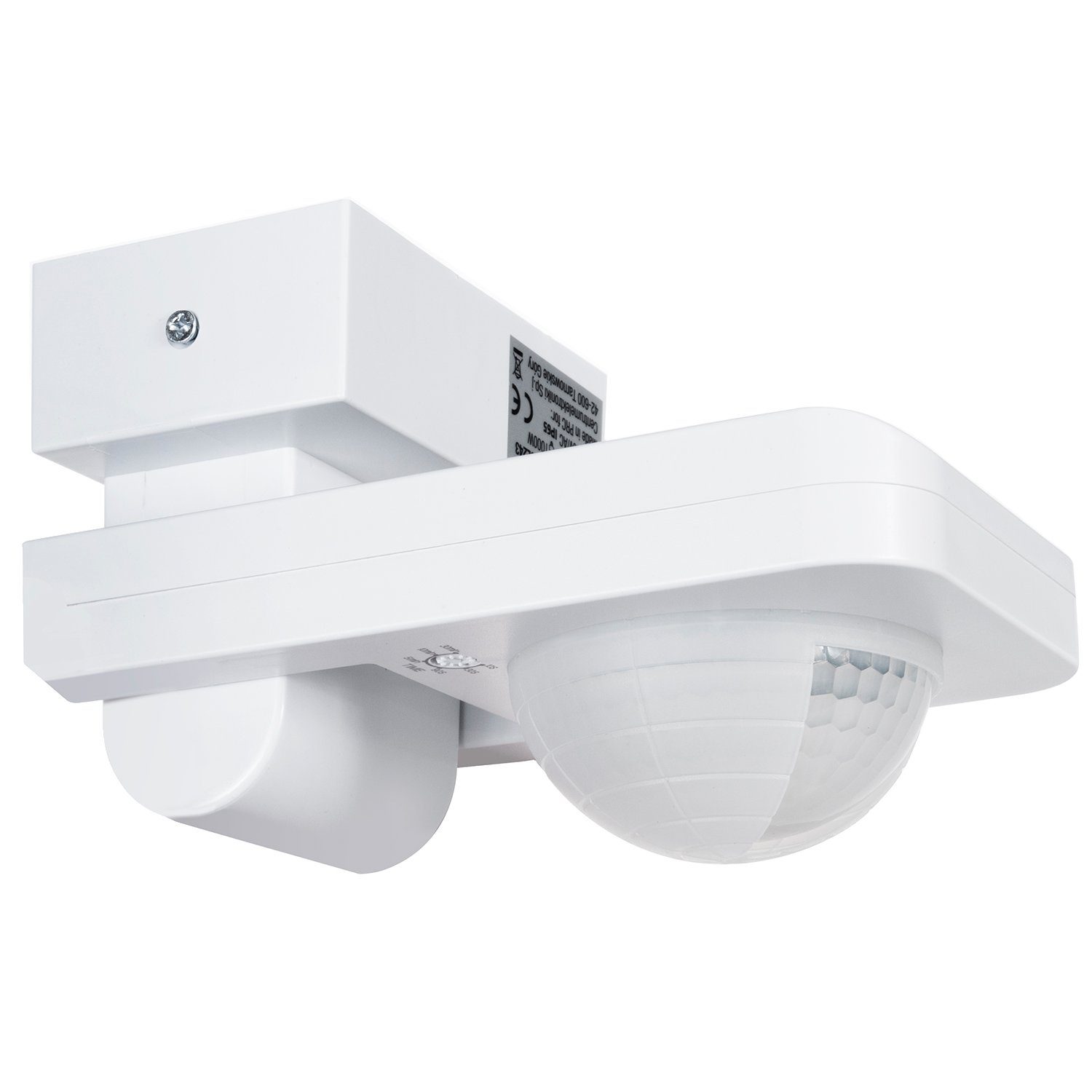 Maclean Bewegungsmelder MCE243 mit Infrarot & Dämmerungssensor • Automatische Lichtsteuerung, (1-St), 3–2000 LUX • 10 Sek.–30 Min. Verzögerung • Innen & Außen