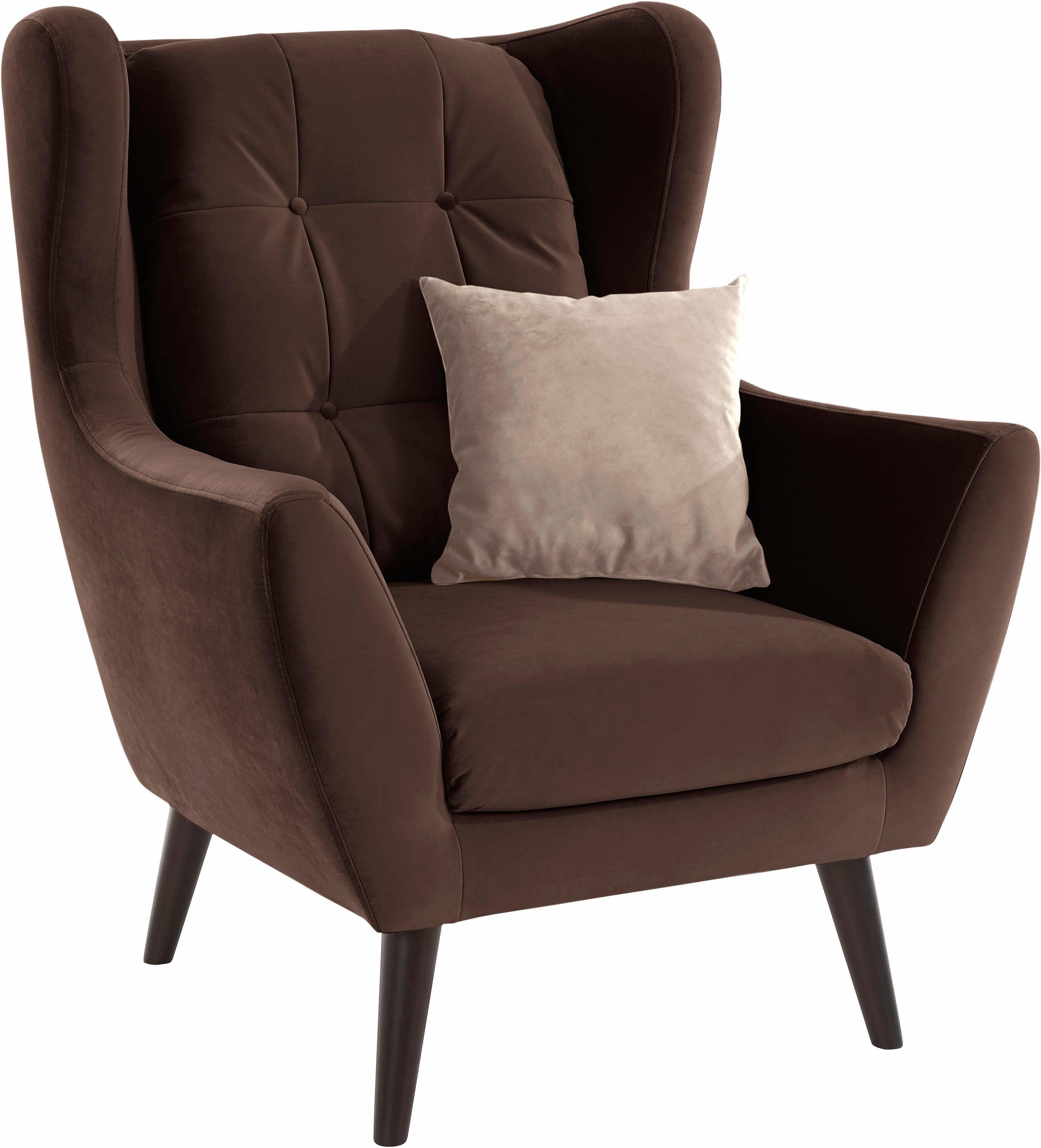 andas Ohrensessel Hemmink, Sessel, Loungesessel, mit günstig online kaufen