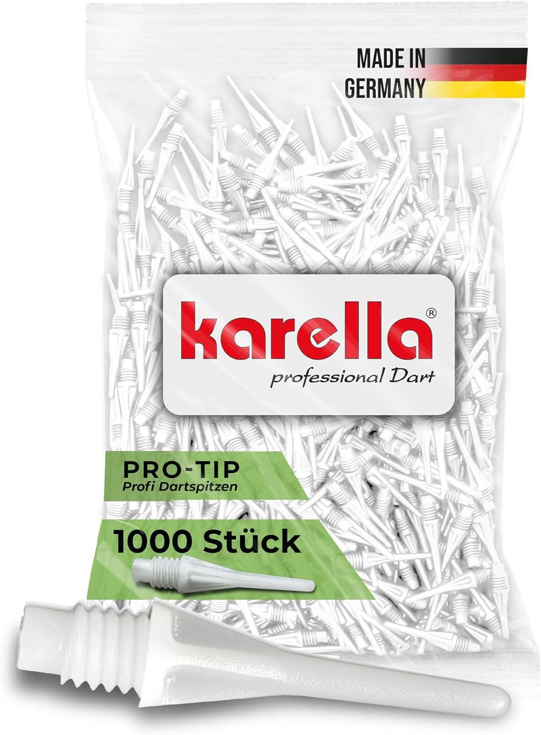 Karella Softdarts Pro-Tip 2BA Gewinde 1000 St. Weiss