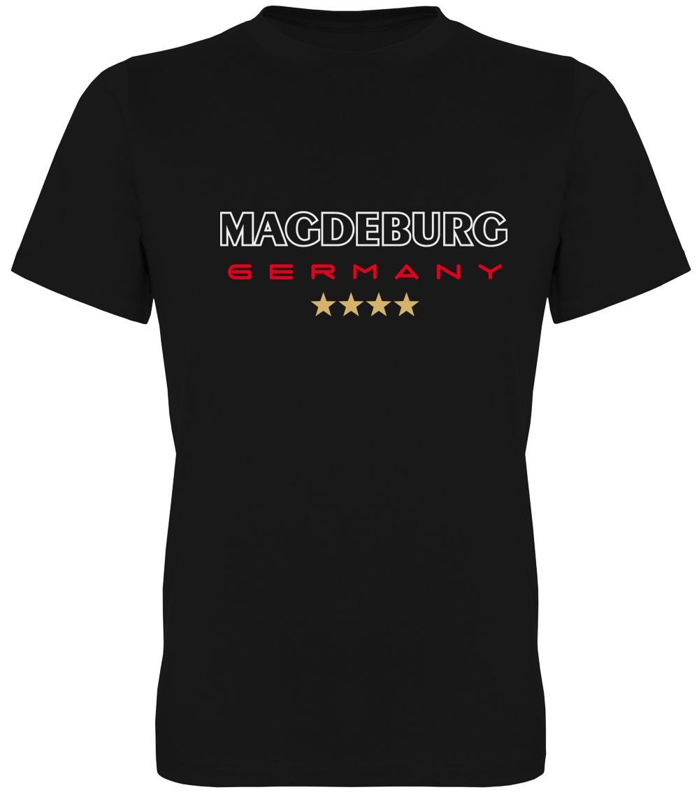 G-graphics T-Shirt Magdeburg Germany (1-tlg) Herren T-Shirt mit einem Motiv für den echten Fan