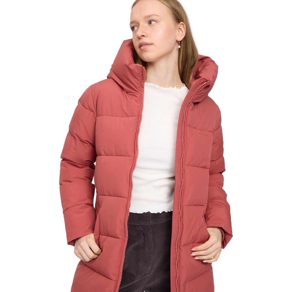 MAZINE Steppjacke Mazine Basic Mid Length Puffer Jacket - Steppjacke