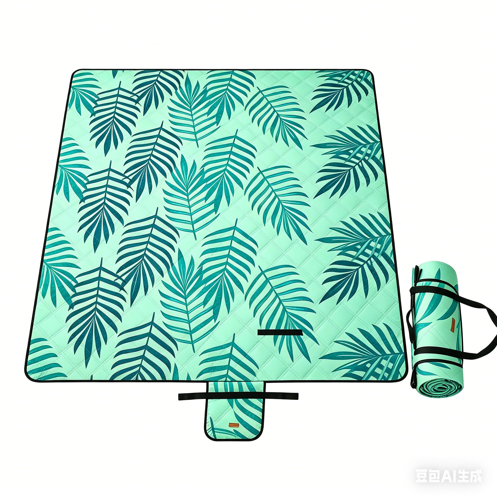 Picknickdecke 200 x 200 cm, groß, Campingdecke, für Park, Garten, Strand