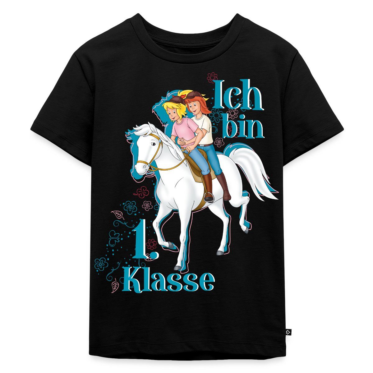 Spreadshirt T-Shirt Bibi und Tina Ich Bin 1. Klasse Kinder Premium T-Shirt (1-tlg)