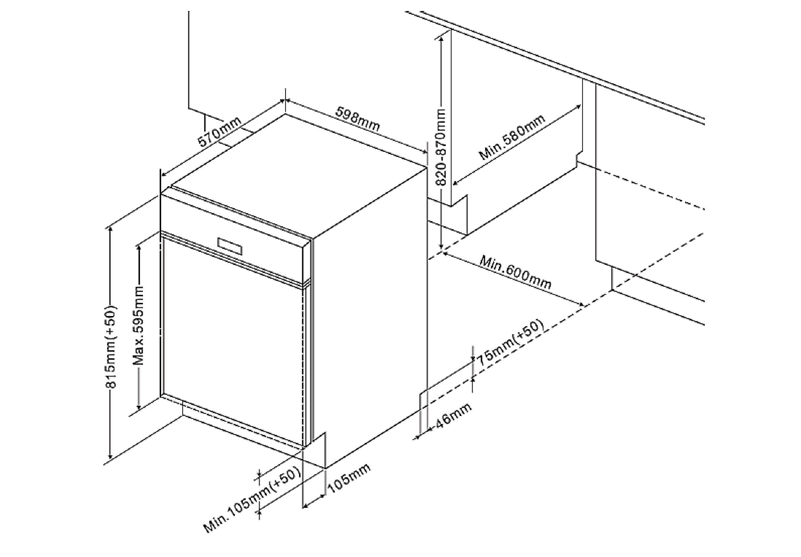 KOCHSTATION Küchenzeile KS-Mailand, Breite 370 cm, mit E-Geräten, MDF Fronten