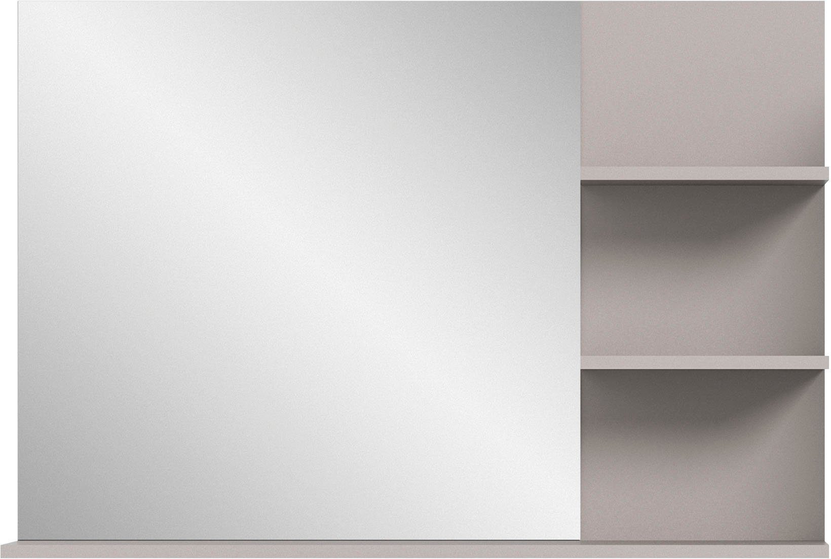 INOSIGN Spiegel Skygge, Breite 100 cm, 3 Ablageböden, hochwertiges Spiegelglas (1-St), Badmöbel, Spiegel, Wandspiegel, Bad, Badezimmer