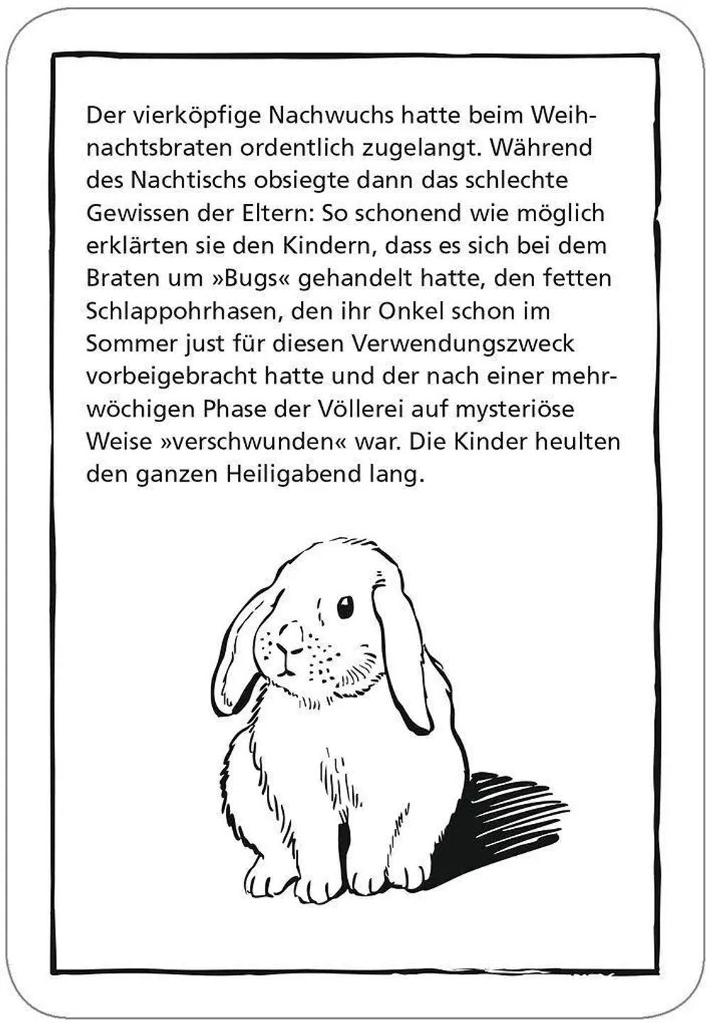 Moses. Verlag Spiel black stories Scary Christmas