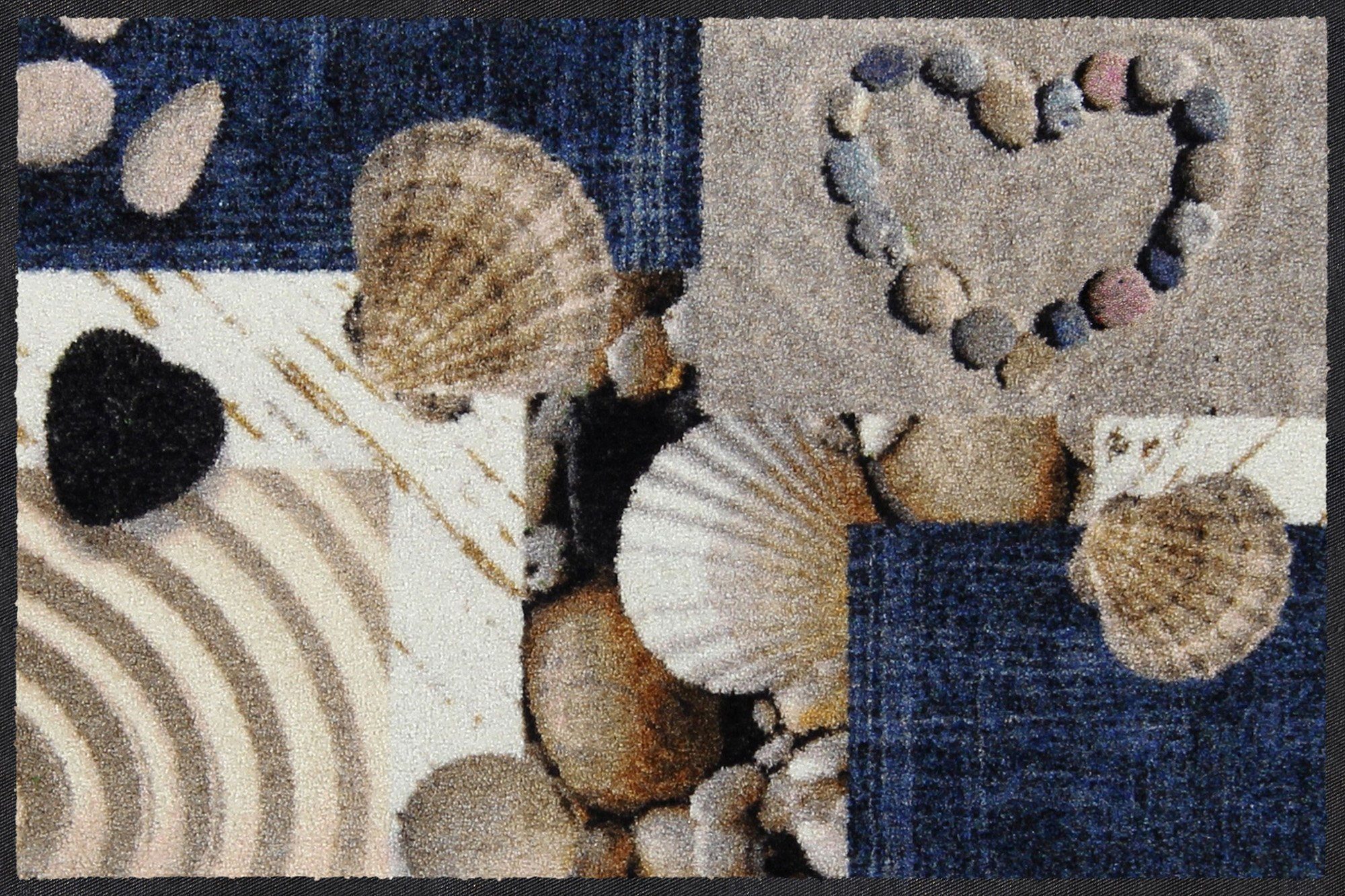 Fußmatte Fußmatte, Erwin Müller, eckig, Höhe: 7 mm, gemustert: Strand
