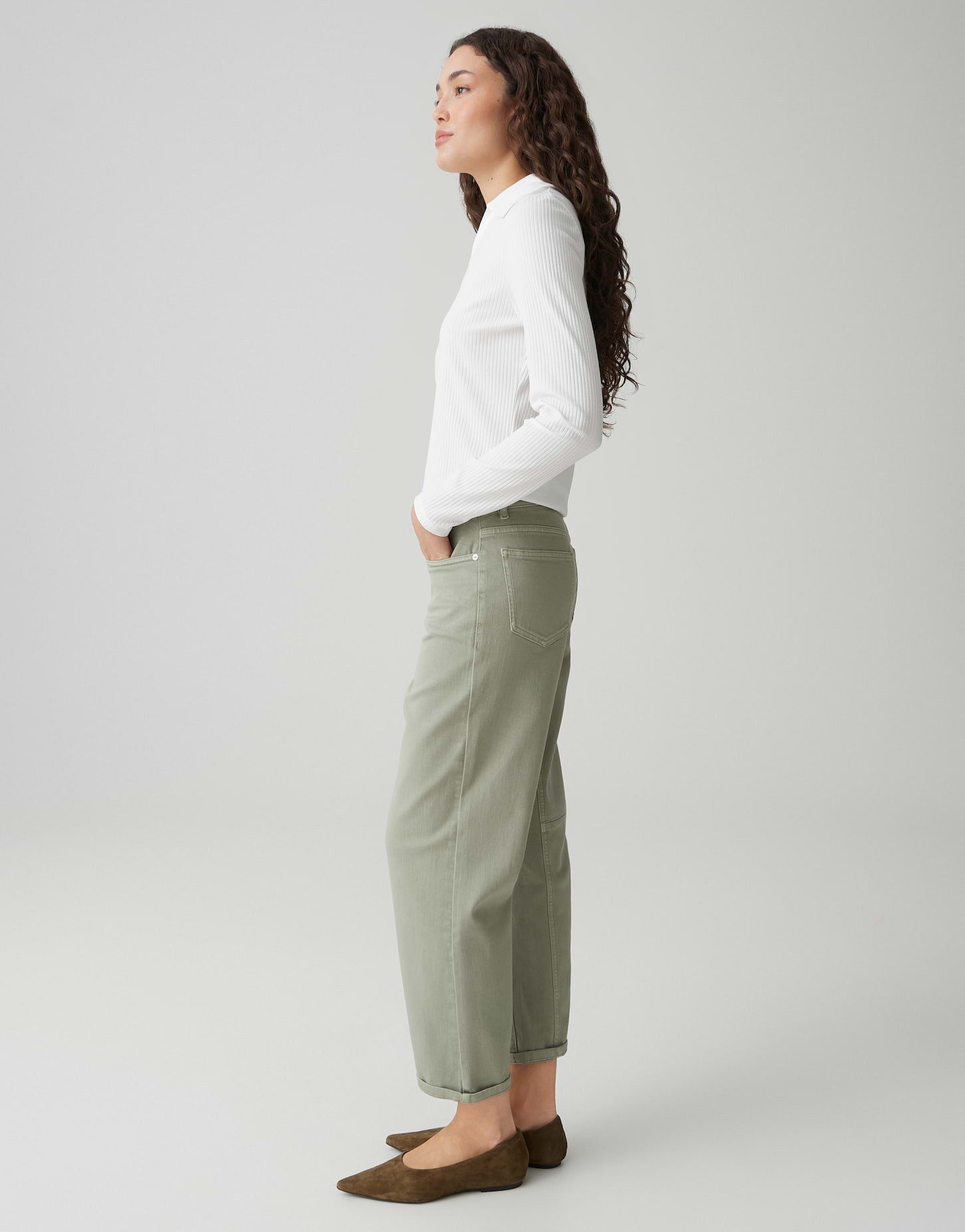 OPUS PANTS Relax-fit-Jeans MELLY RELAX Barrel Jeans aus Baumwoll Mix Mid Rise – Bild 5 von 5