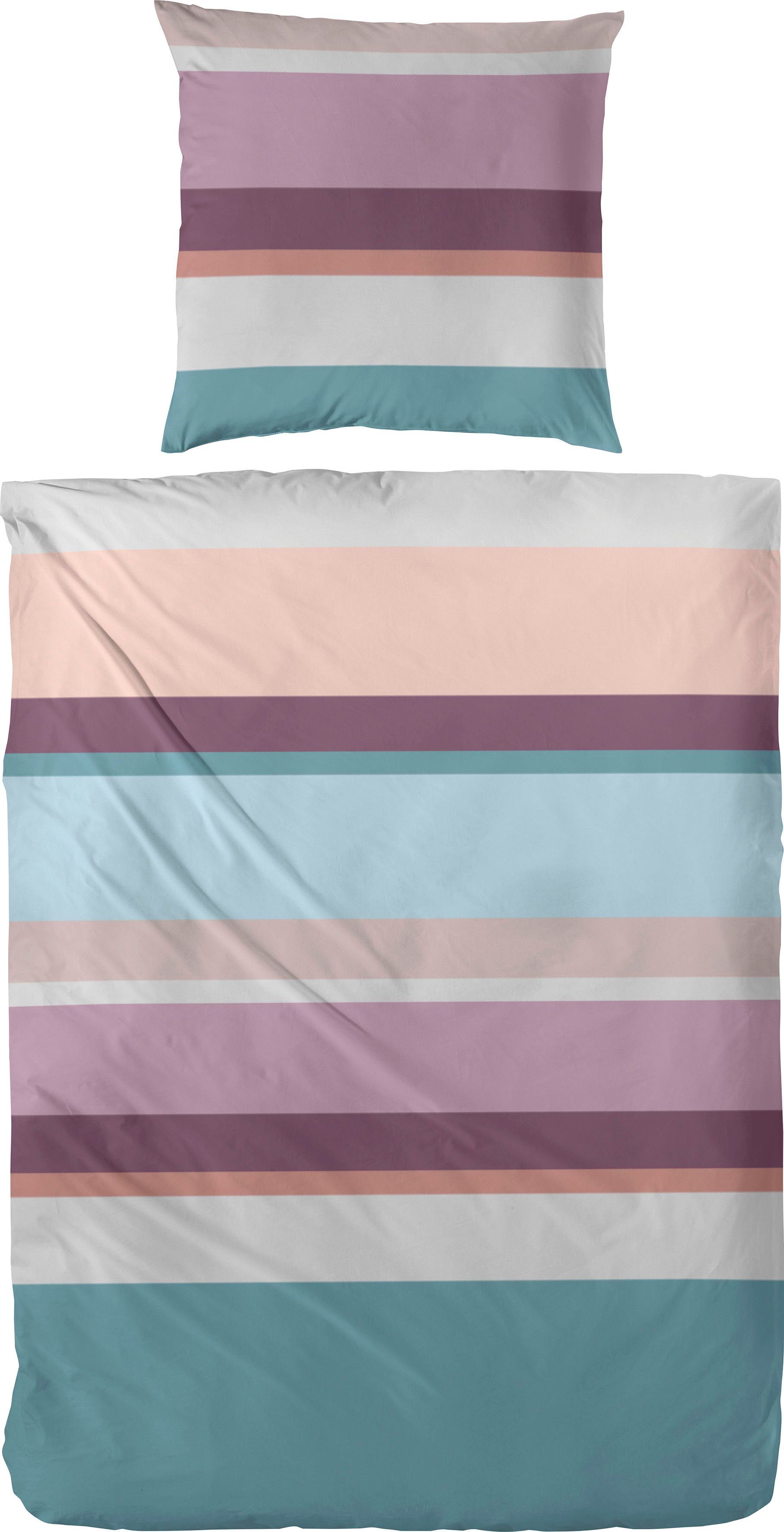 Primera Bettwäsche Heavy Stripe, Mako-Satin, 2 günstig online kaufen