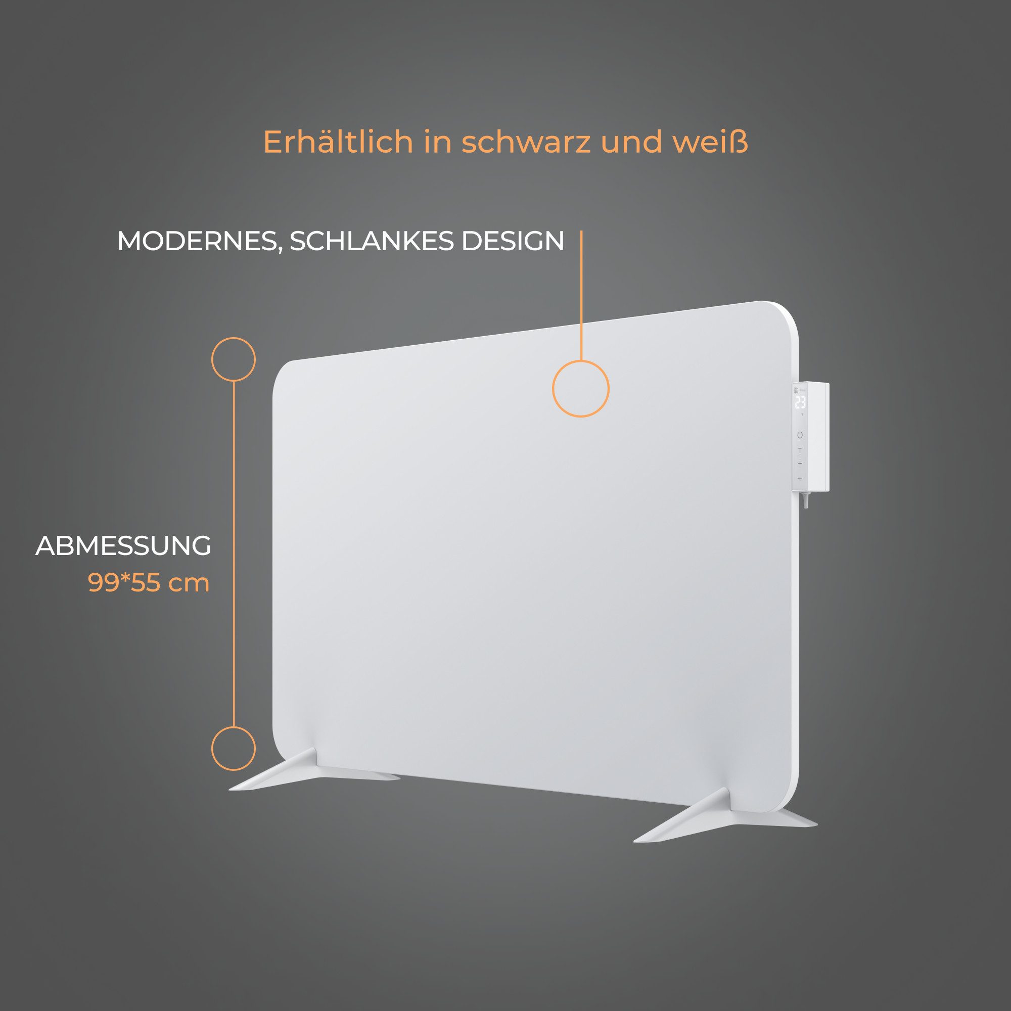 Bringer Infrarotheizung, Mit eingebautem Smart Thermostat, WiFI & App, bis günstig online kaufen