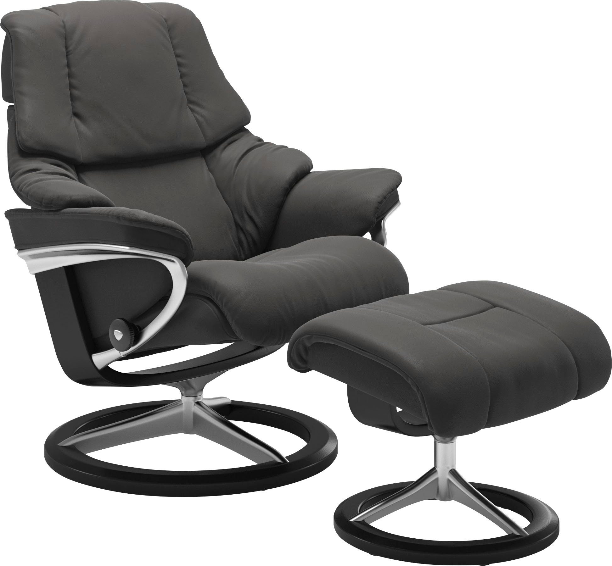 Stressless® Relaxsessel Reno, mit Signature Base, Размер S, M & L, Gestell Schwarz