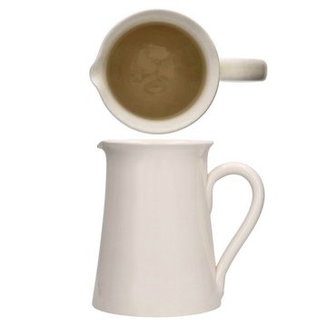 MamboCat Wasserkrug Maestro Krug cremeweiß 1,6L italienische Kanne Keramik-Karaffe