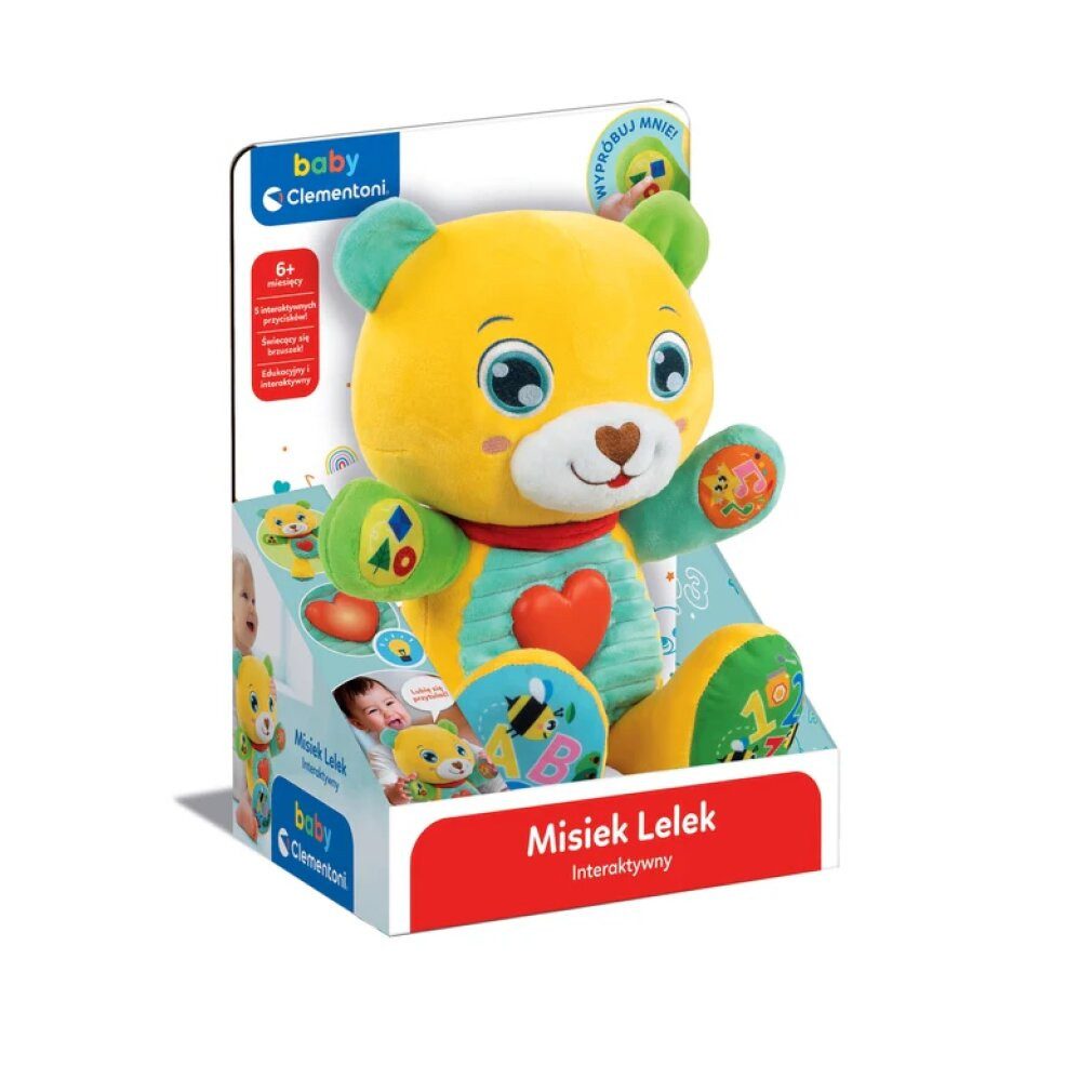 Clementoni® Spiel Bunter Interaktiver Teddybär Lelek Polnische Sprache Clementoni 50939