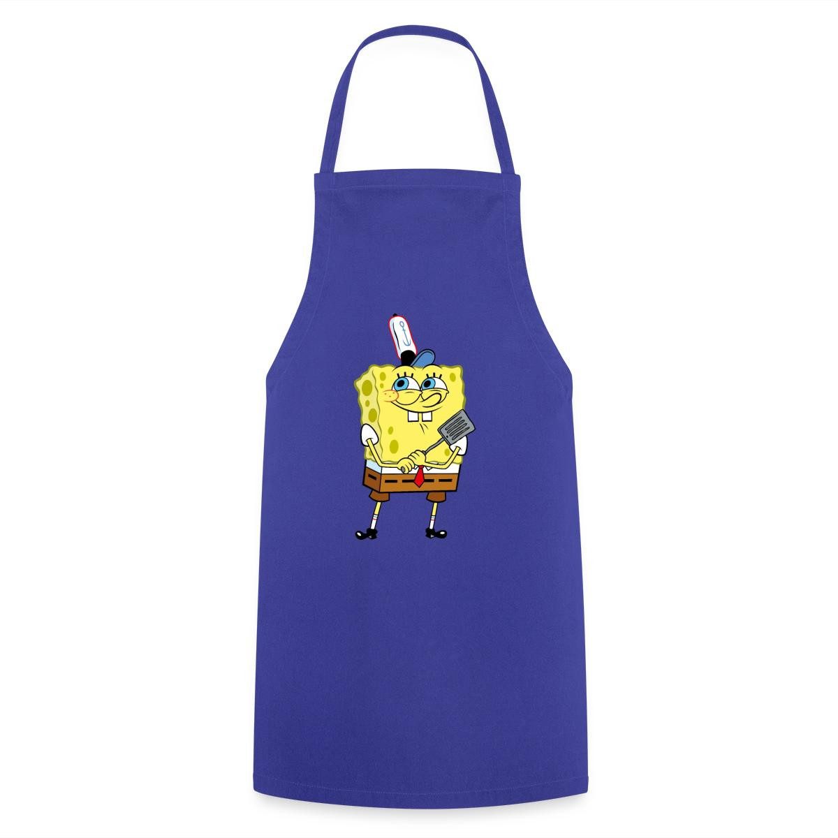 Spreadshirt Kochschürze SpongeBob Schwammkopf Burger Braten Kochschürze, (1-tlg)