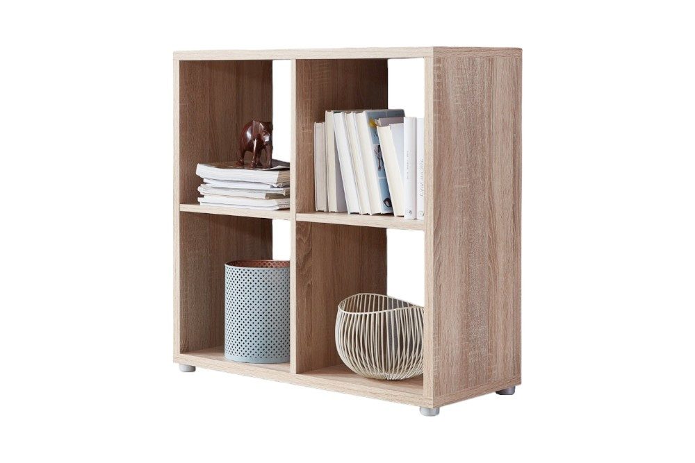 BMG Möbel Standregal NIZZA, Aktennregal, Würfelregal mit 4 Fächern, Made in günstig online kaufen