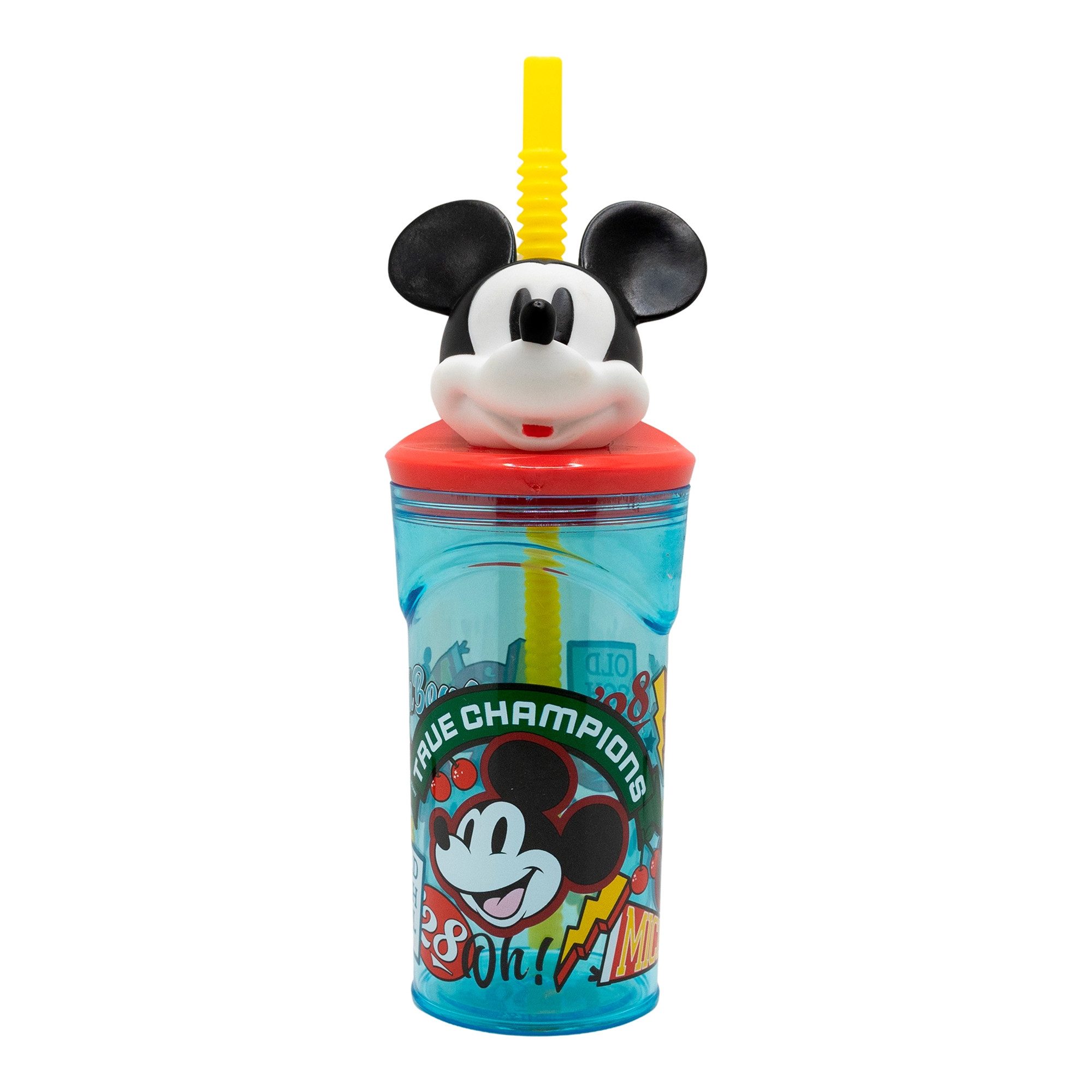 Disney Becher Disney Mickey Maus 3D Deckel Kinder Trinkbecher Becher 360ml