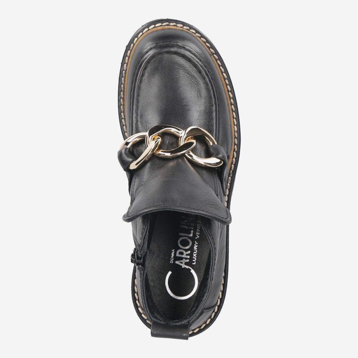 Donna Carolina Donna Carolina 46.254.128-001, Slipper & Mokassin, Schwarz, Damen Slipper