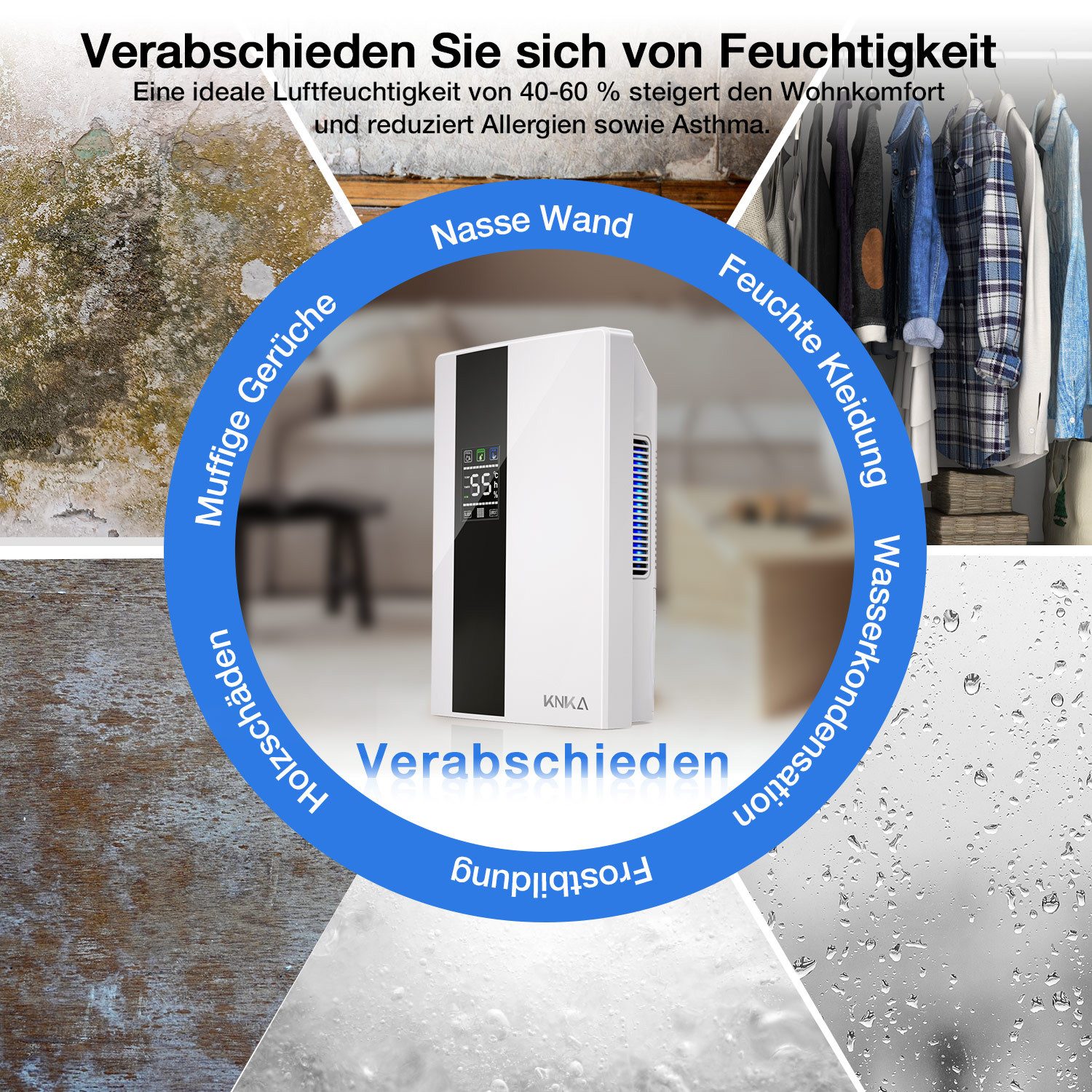 KNKA Luftentfeuchter DHO5 Raumentfeuchter, für 30 günstig online kaufen