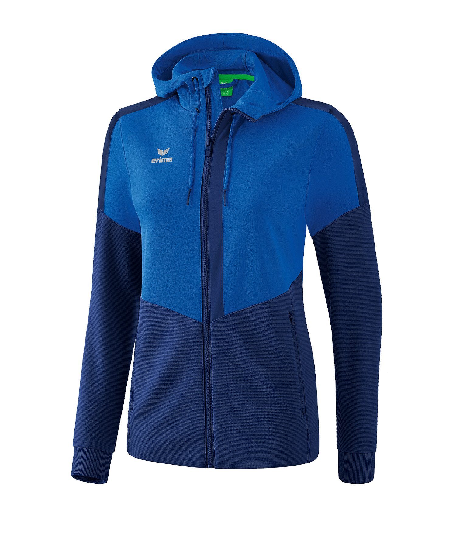 Regulärer Versandhandel Erima Trainingsjacke Squad Kapuzen-Trainingsjacke blau Damen