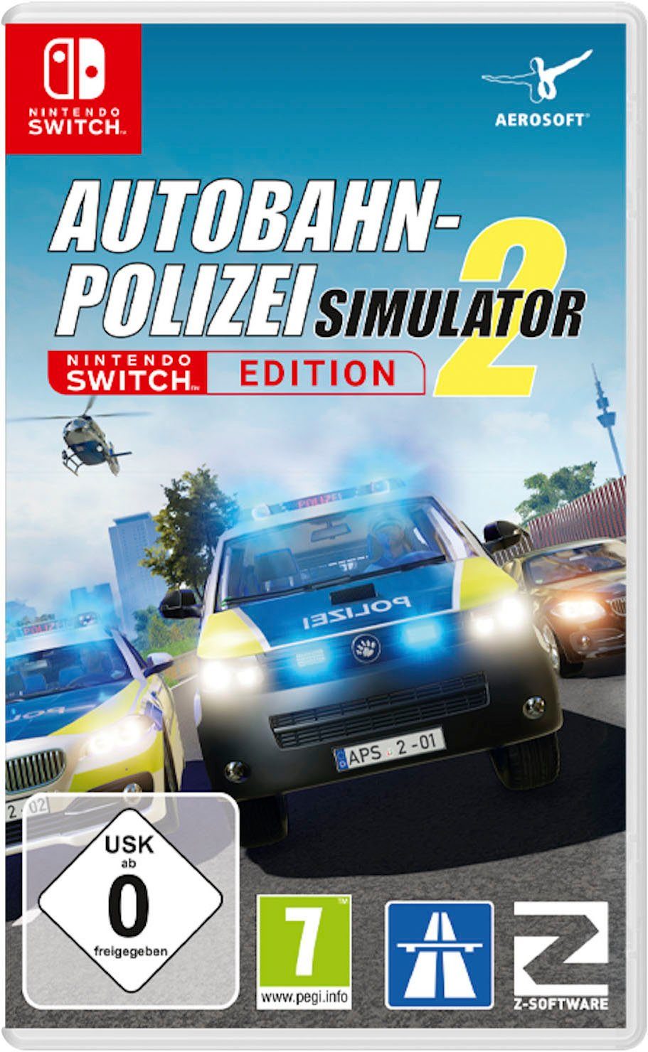 Autobahn-Polizei Simulator Switch Edition (Softwarekarte), Nintendo Switch
