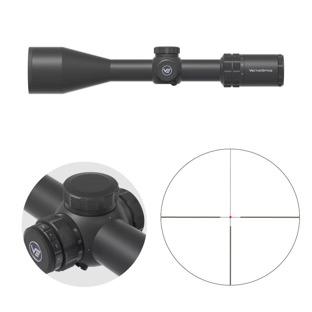 Vector Optics Vector Optics SCOL-67 Grizzly 3-18x56 HD Zielfernrohr (Ideal für Jagd, Sport und Airsoft)