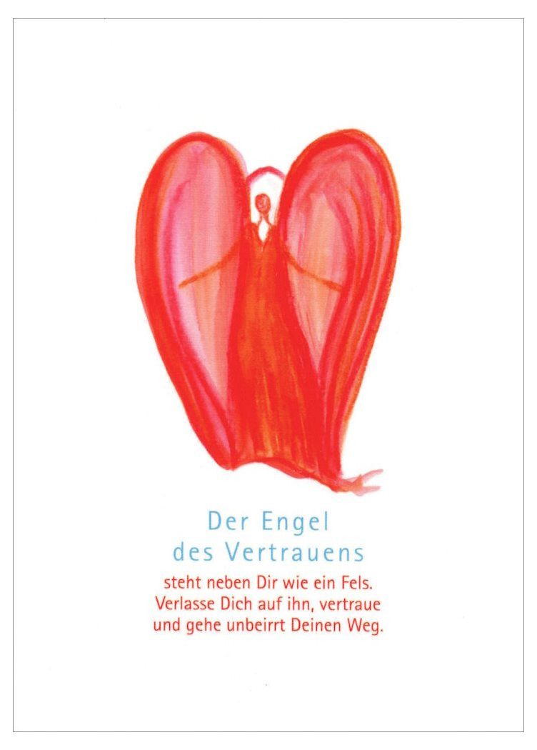 Postkarte "Der Engel des Vertrauens"