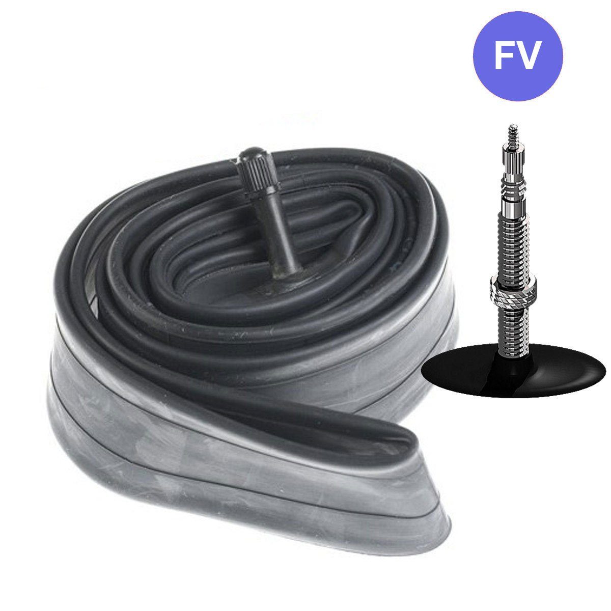 Mudiator Fahrradschlauch 29" x 2.125 Fahrradschlauch FV Ventil Sclaverandventil Presta, (1-St., Schlauch FV), französisches Ventil