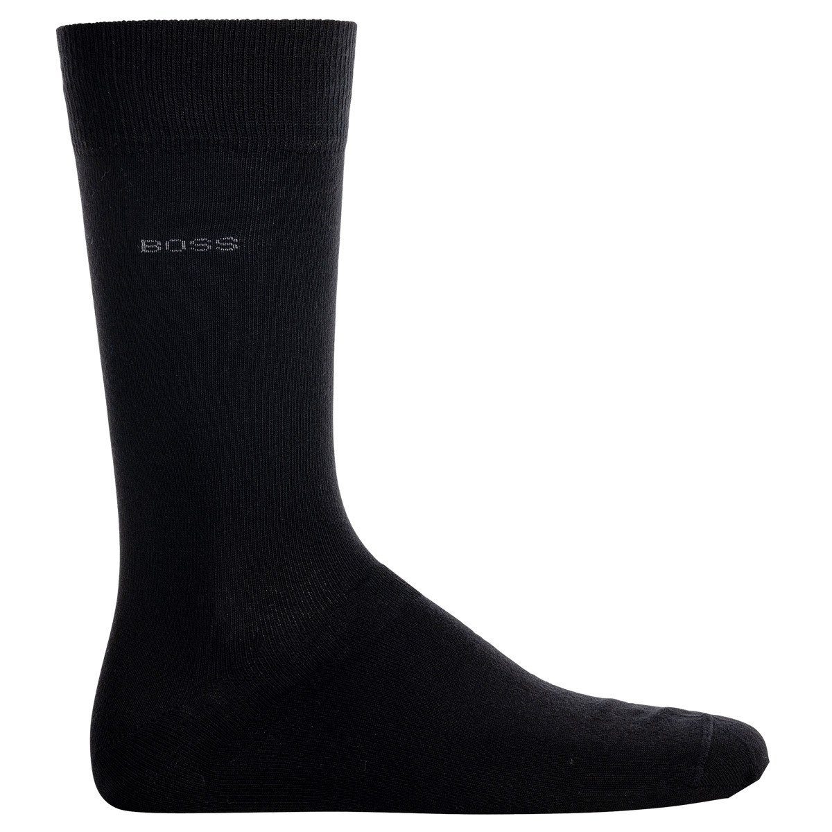 2P Kurzsocken Herren - Socken, RS Pack Uni Schwarz BOSS 2er CC