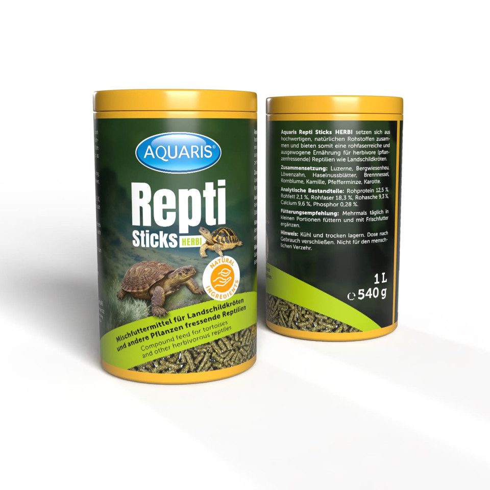 Bellfor Aquaris Repti Sticks Herbi – 1 L, für: Reptilien