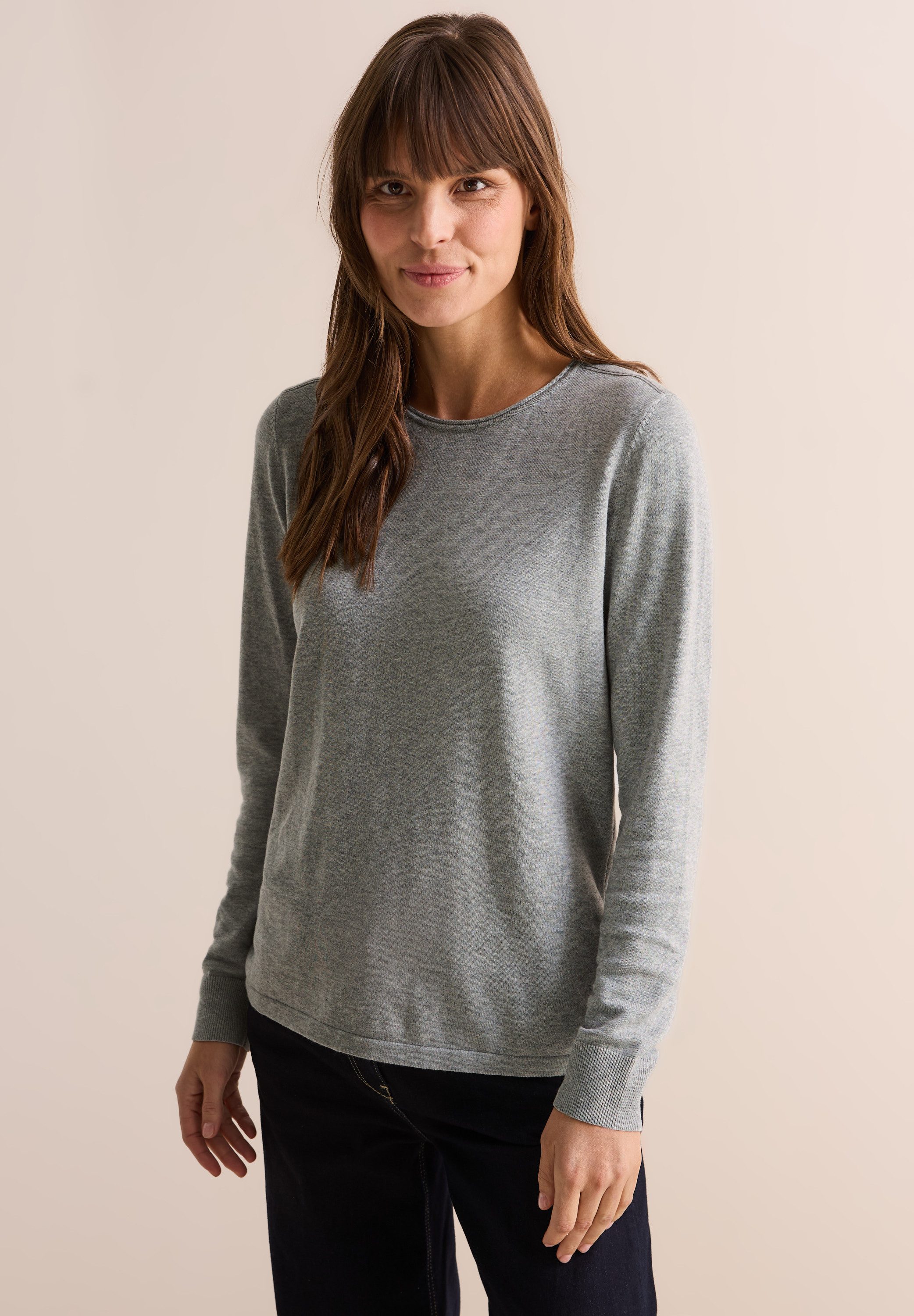 CECIL Strickpullover im soften Baumwoll-Mix günstig online kaufen