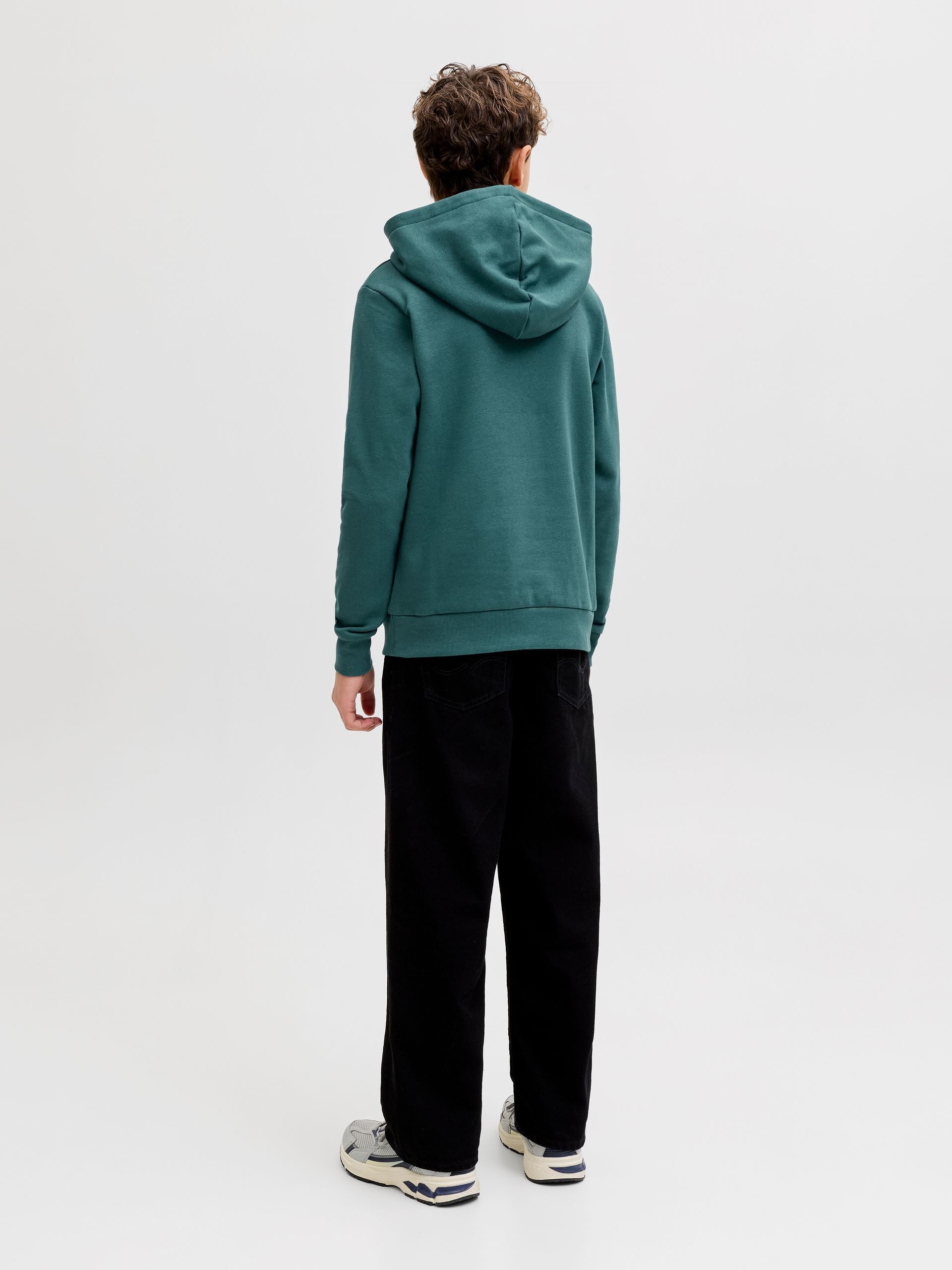 Jack & Jones Junior Sweatshirt JJECALEB VARSITY SWEAT HOOD JNR