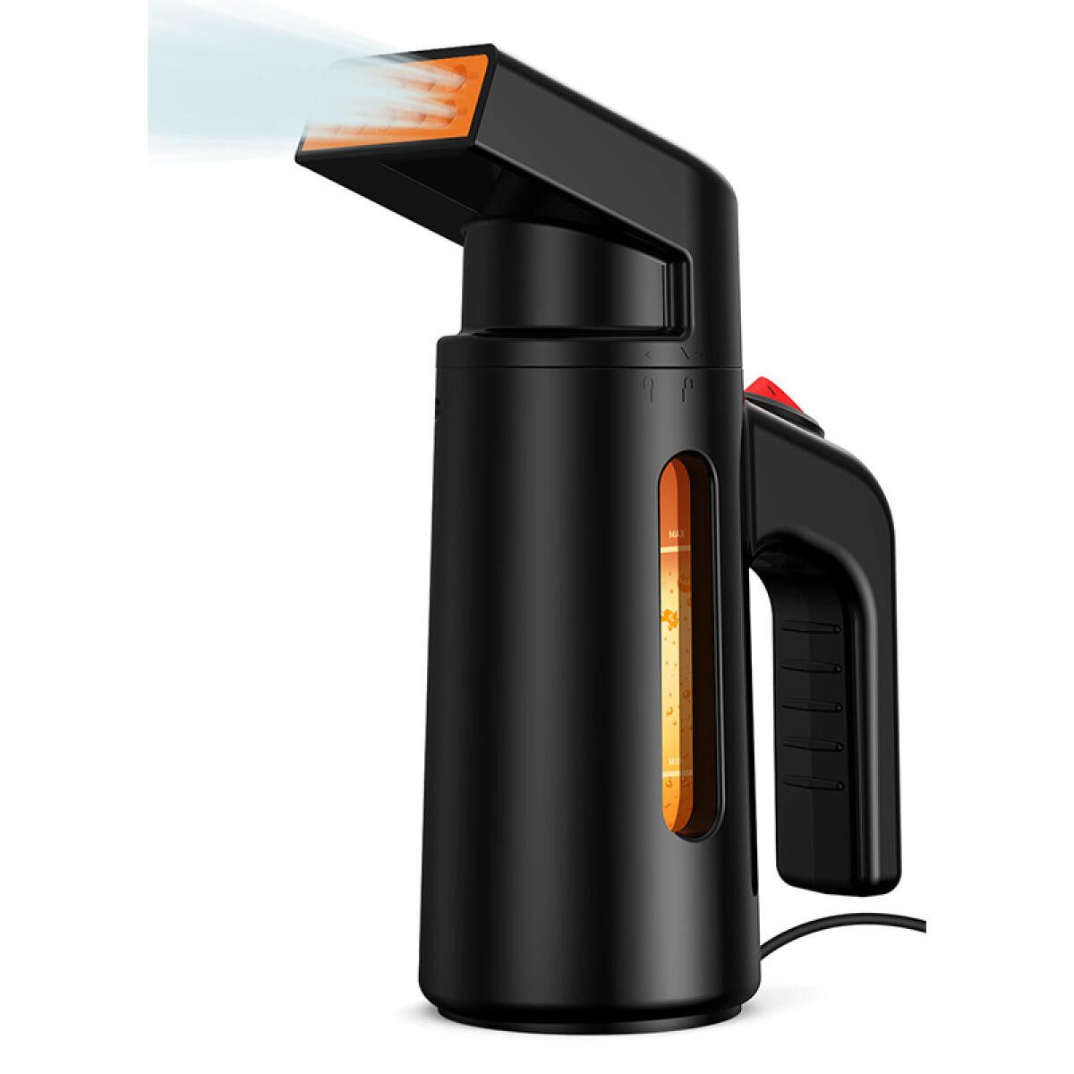 FELIXLEO Dampfbügeleisen 700W Handbügeleisen Dämpfer für Reisen und Zuhause Schwarz