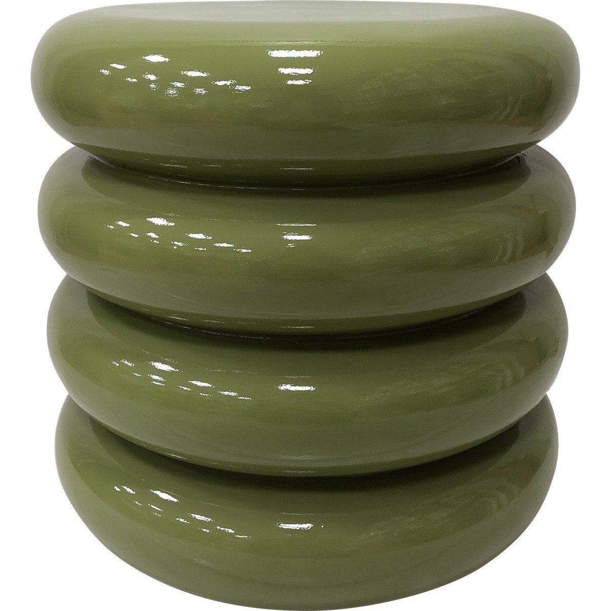 Lesli Living Beistelltisch TALUM Mgo grün Ø40x40,5cm Indoor Outdoor