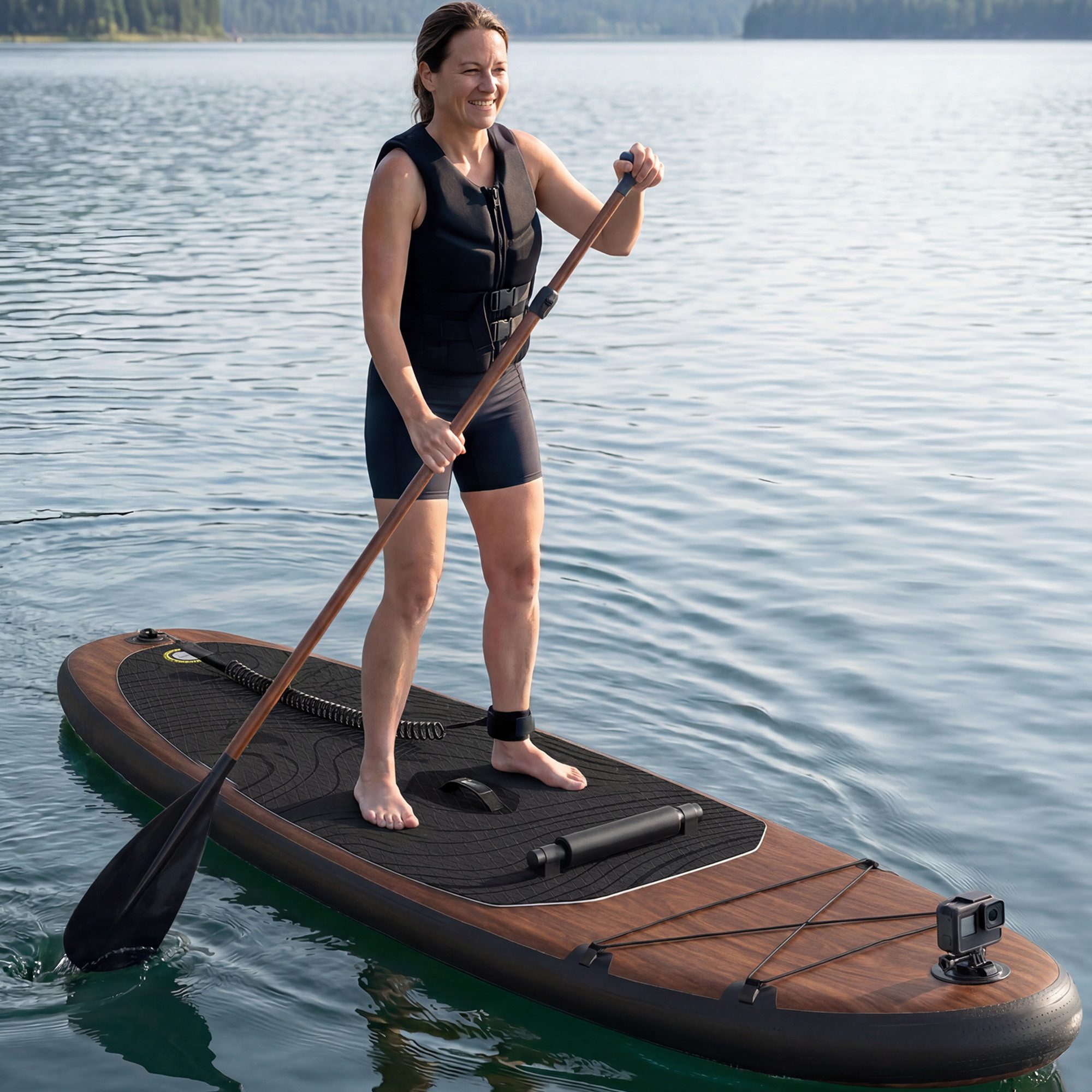 HOMALL Inflatable SUP-Board Aufblasbares SUP-Board Komplettset 320 cm Stand Up Paddle Board