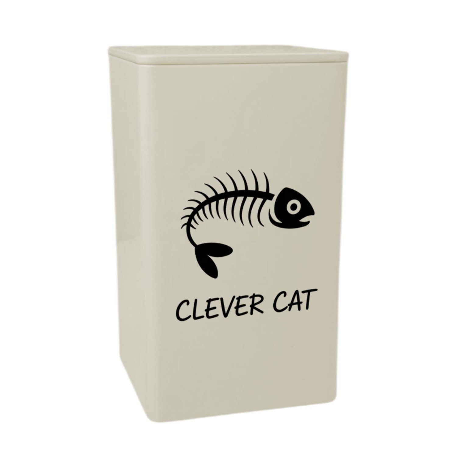 speecheese Aufbewahrungsdose Fischskelett clever cat Dose 900ml Dose 900ml für Tierliebhaber