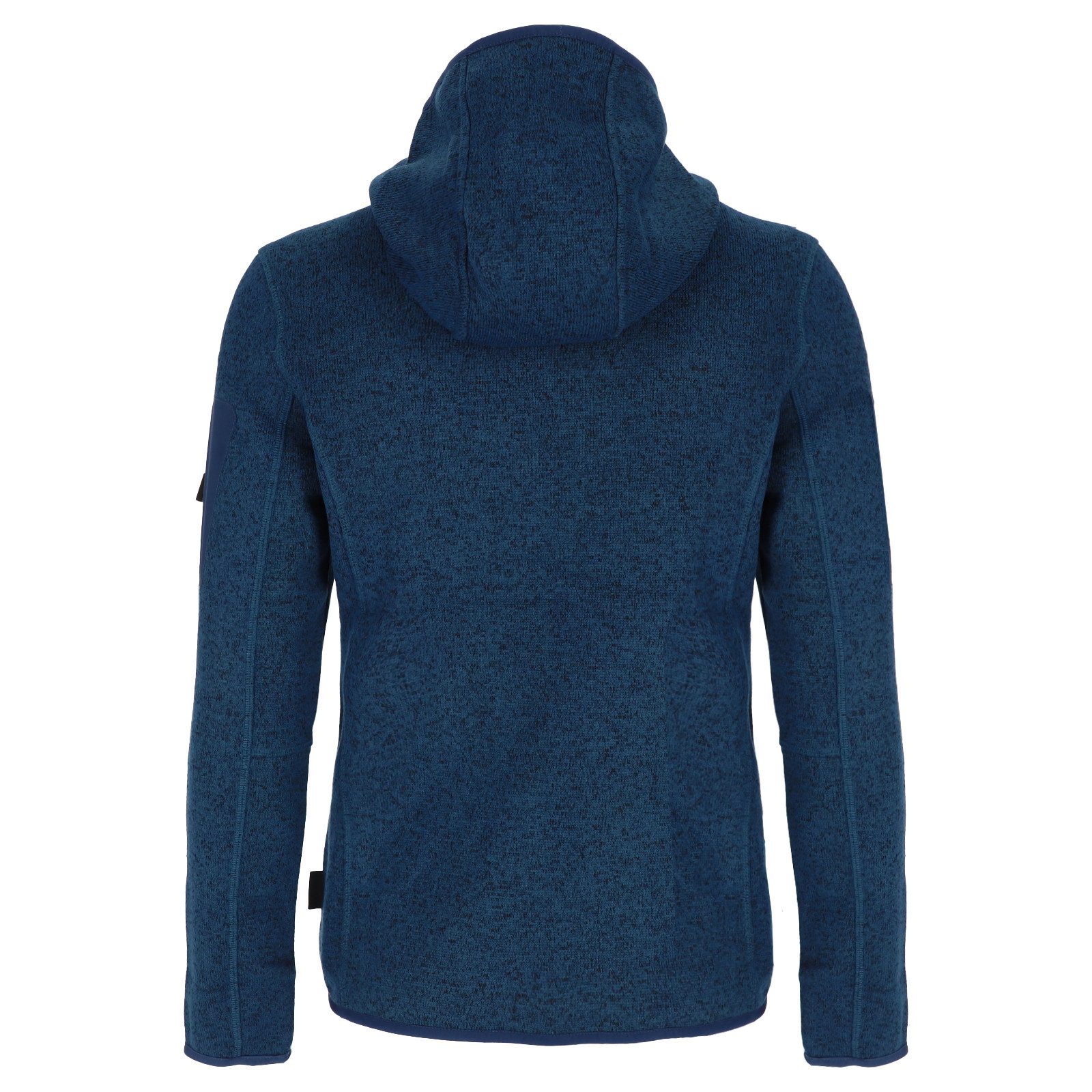 Blue Wave Strickfleecejacke Lotte Damen Fleecejacke Lotte mit Kapuze in Strick- und Melange-Optik