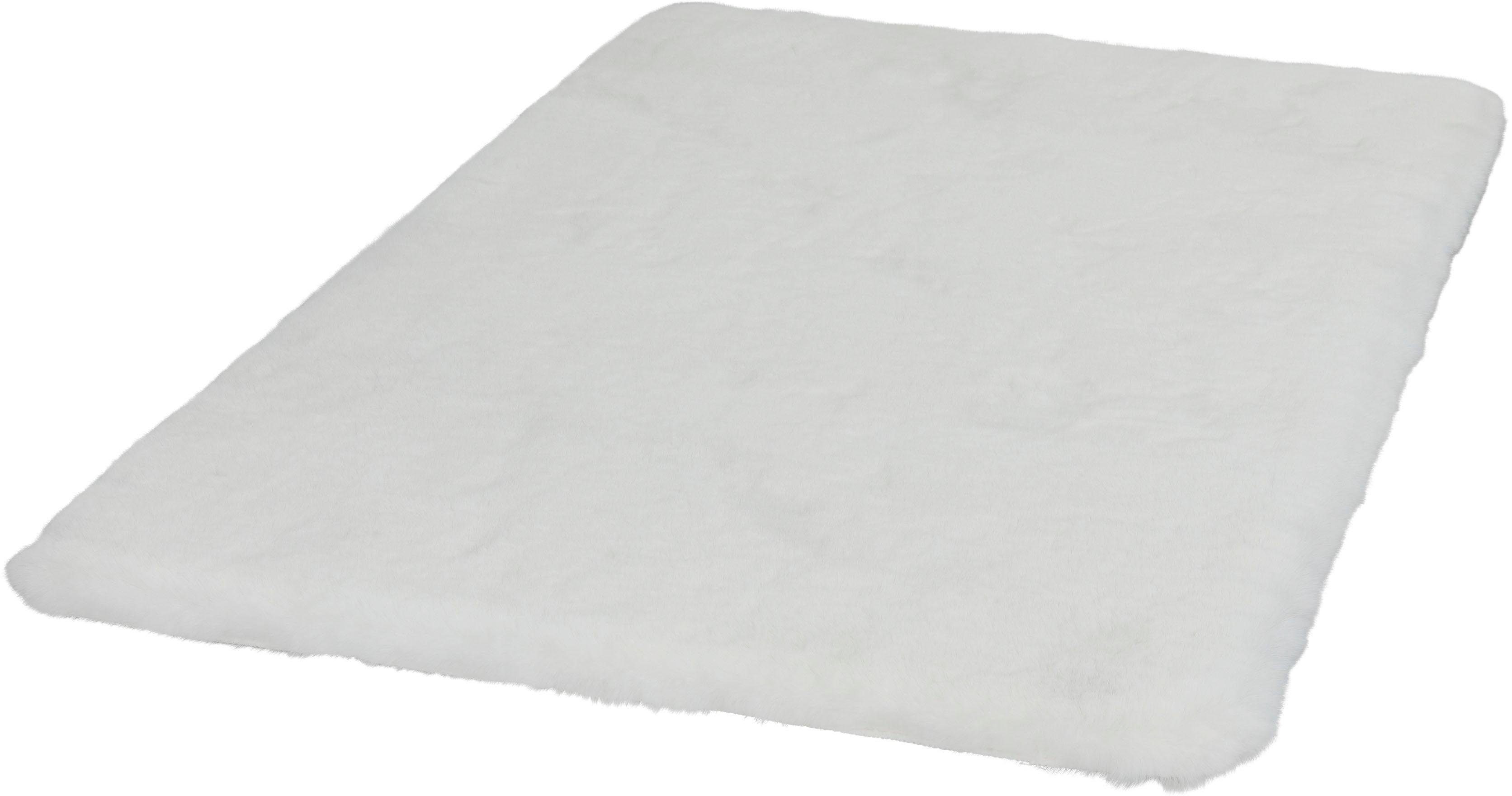 SCHÖNER WOHNEN-Kollektion Badematte Bali, Höhe 29 mm, rutschhemmend beschichtet, fußbodenheizungsgeeignet, Polyester, rechteckig, Fell Haptik, kuschelig, Badezimmerteppich, waschbar