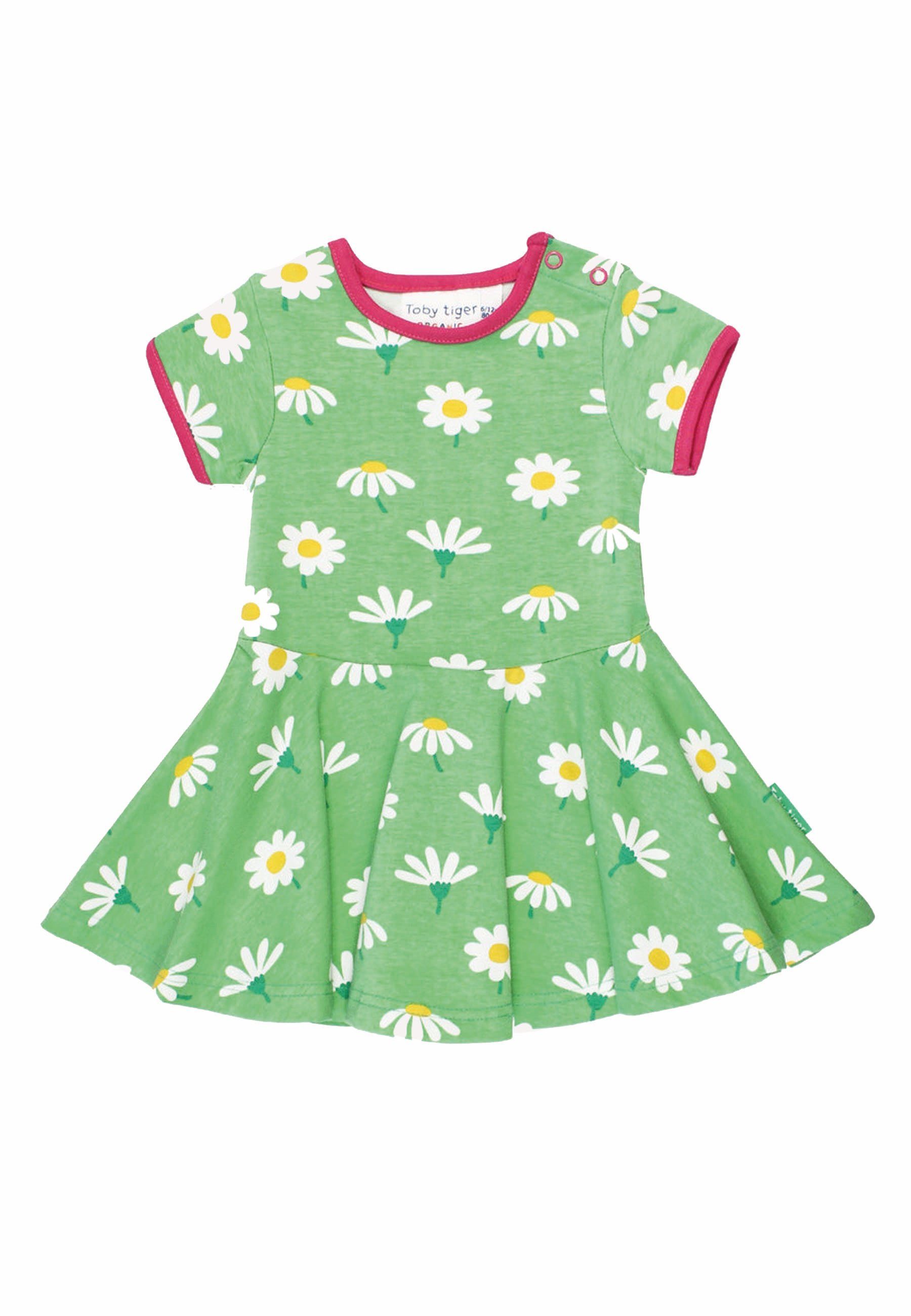 Shirtkleid Kleid mit Gänseblümchen Print